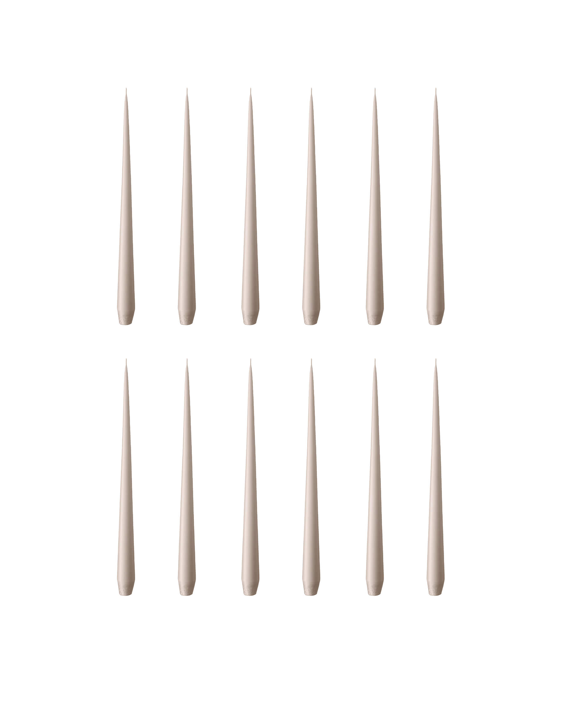 Kronljus linen grey 12-pack