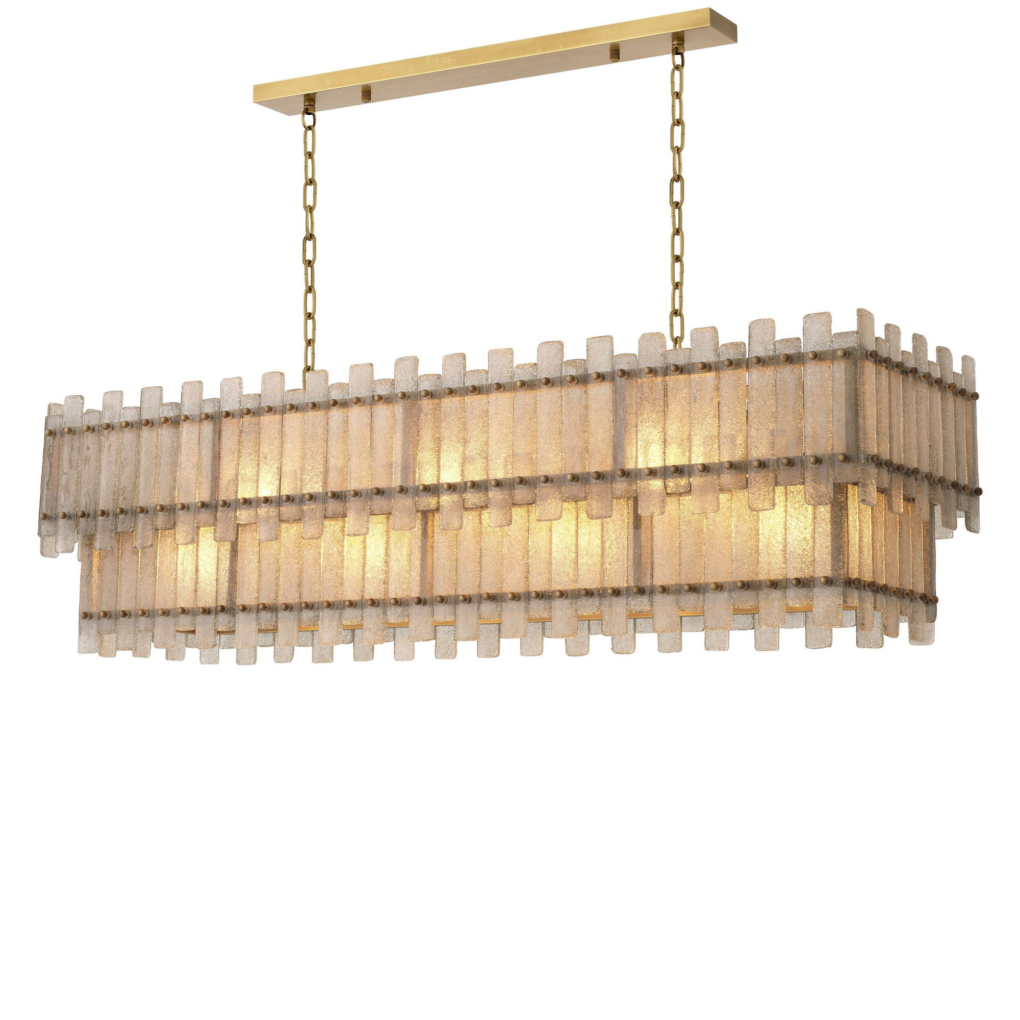 Caprera Chandelier Antique Brass