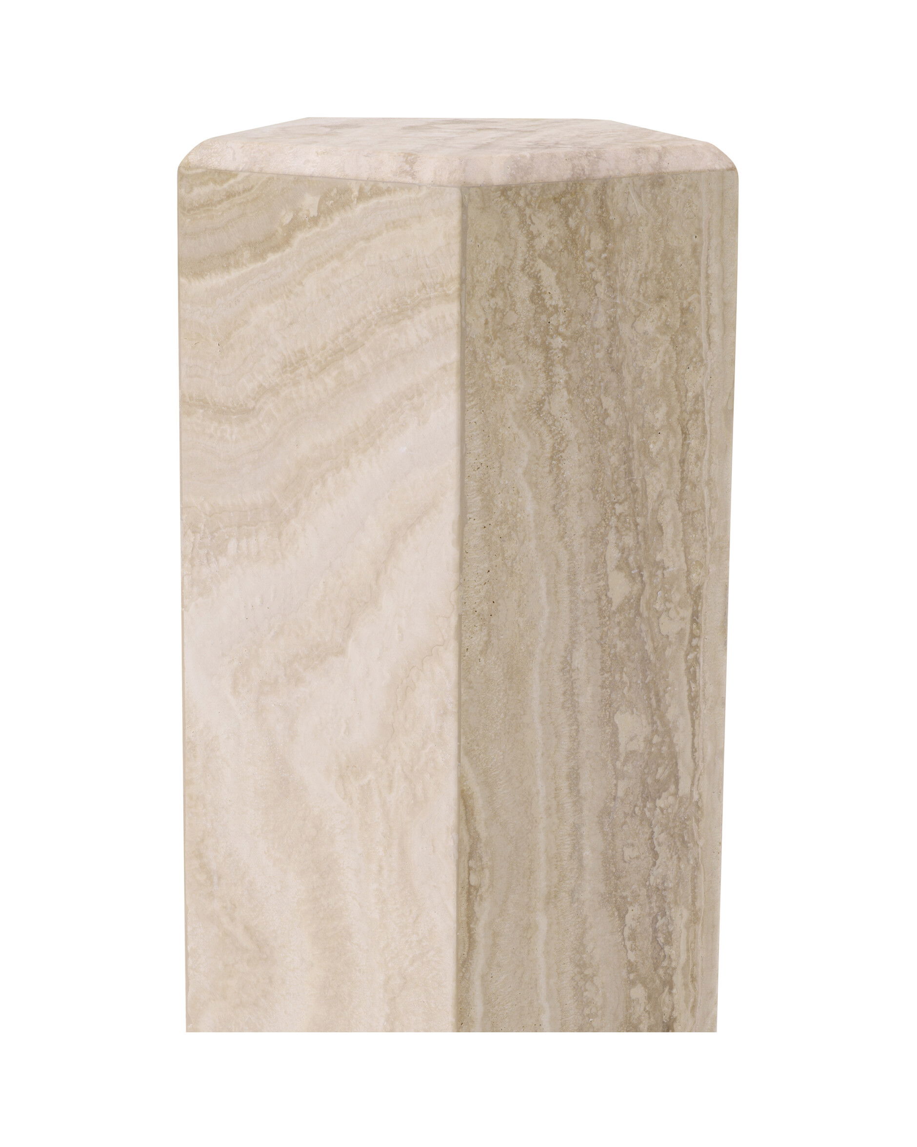 Cuneo piedestal travertine