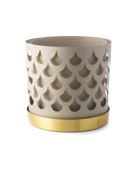 Trio Drop potte beige