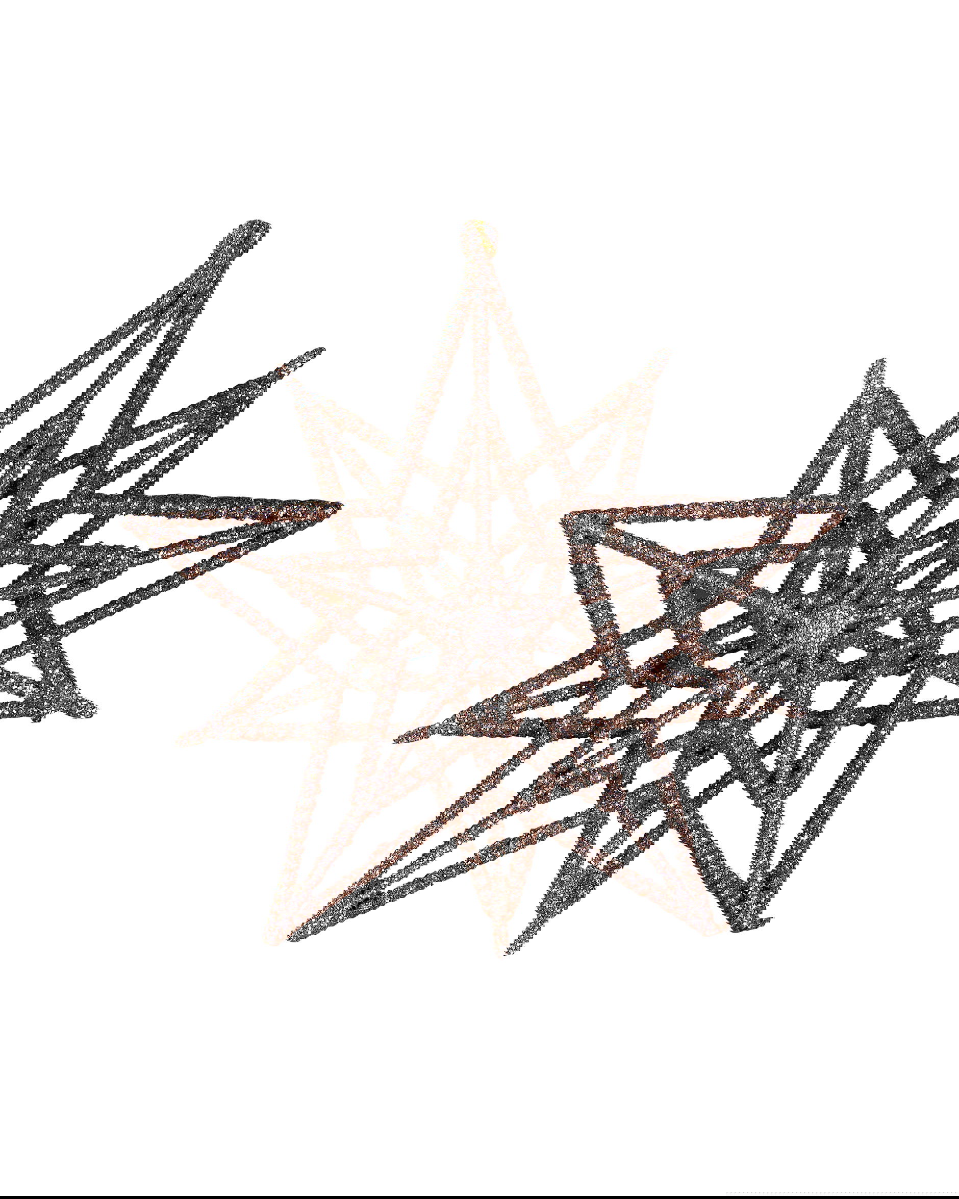 León stjärna julgransdekoration guld