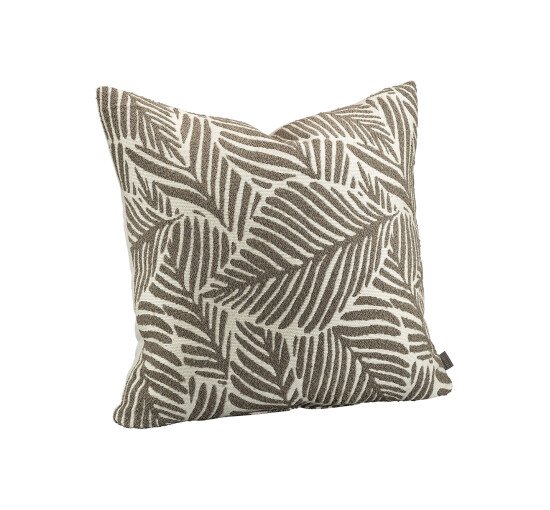 Linen - Nomad Leaf Cushion Cover Gray