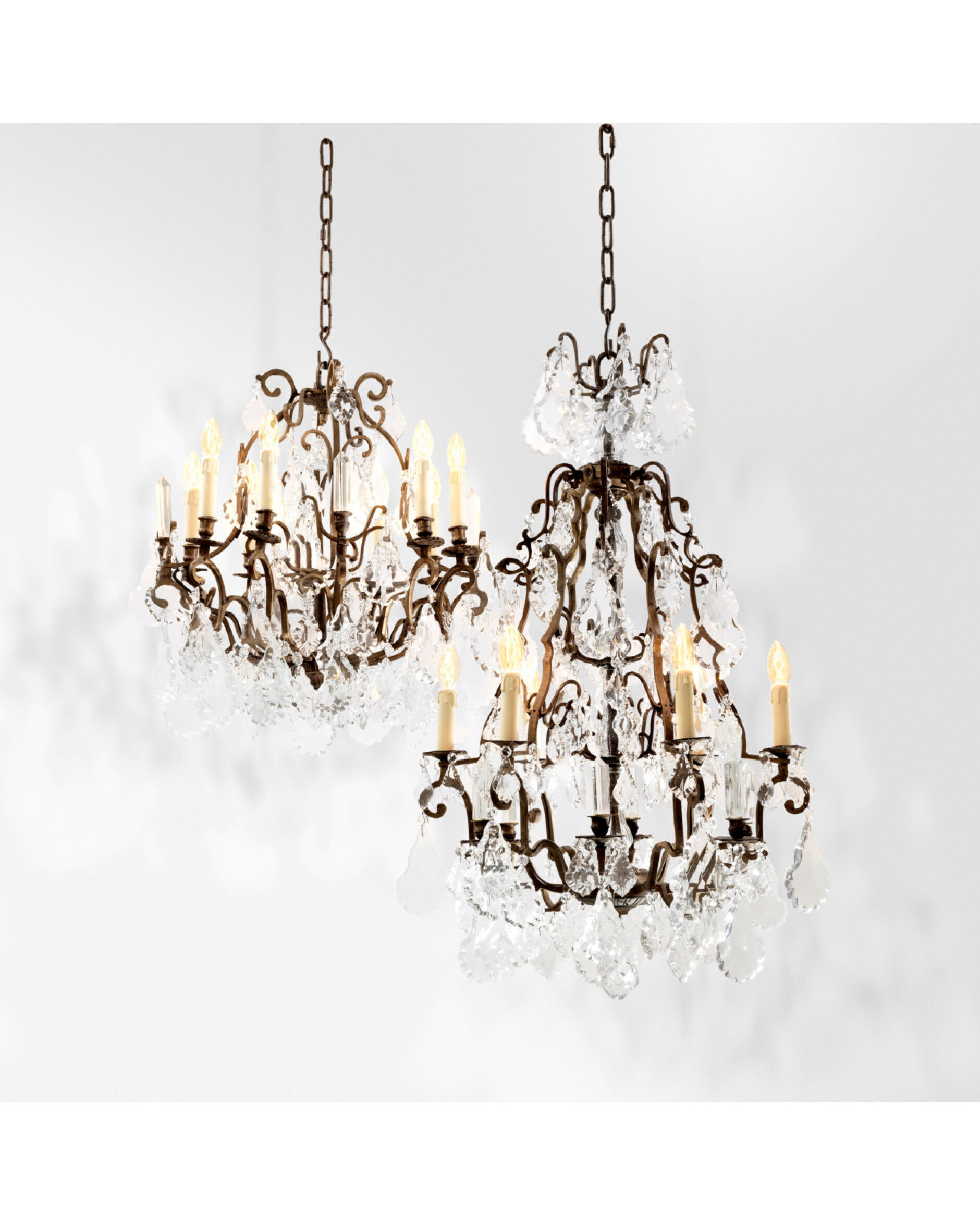 Luster Château de Wideville kristallkrona