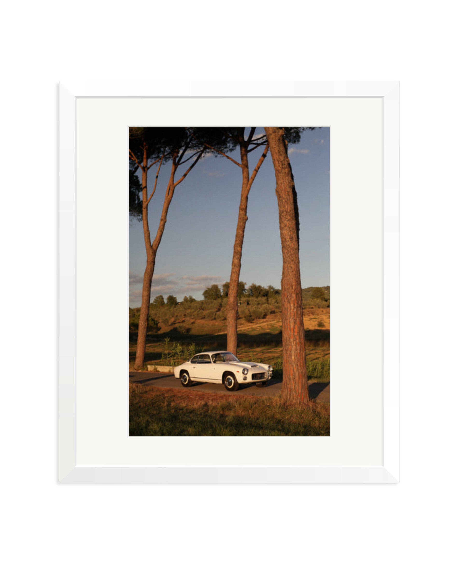 Lancia Flaminia Sport Zagato White / Large
