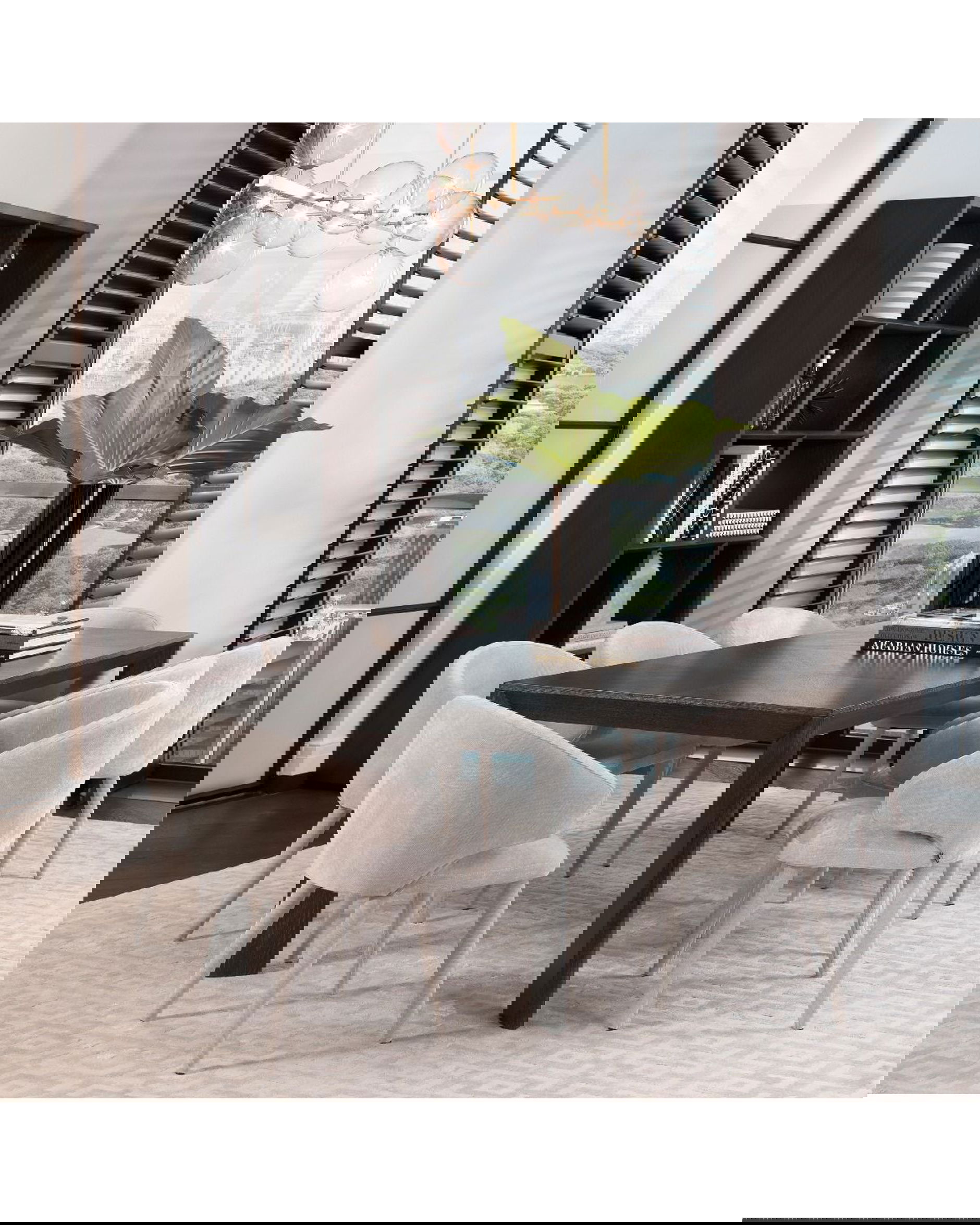 Tremont Dining Table Charcoal Grey