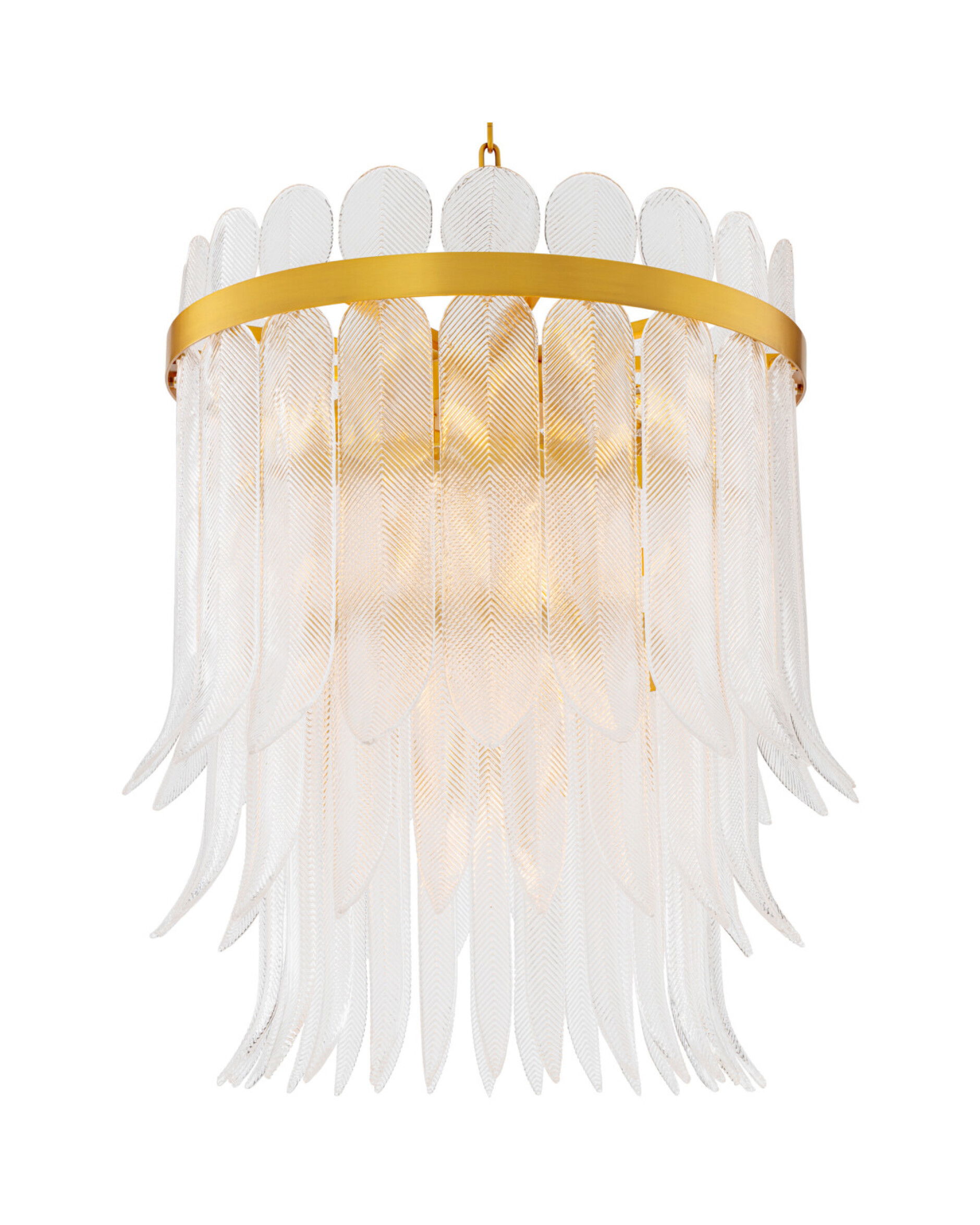 Erika kroonluchter antiek messing