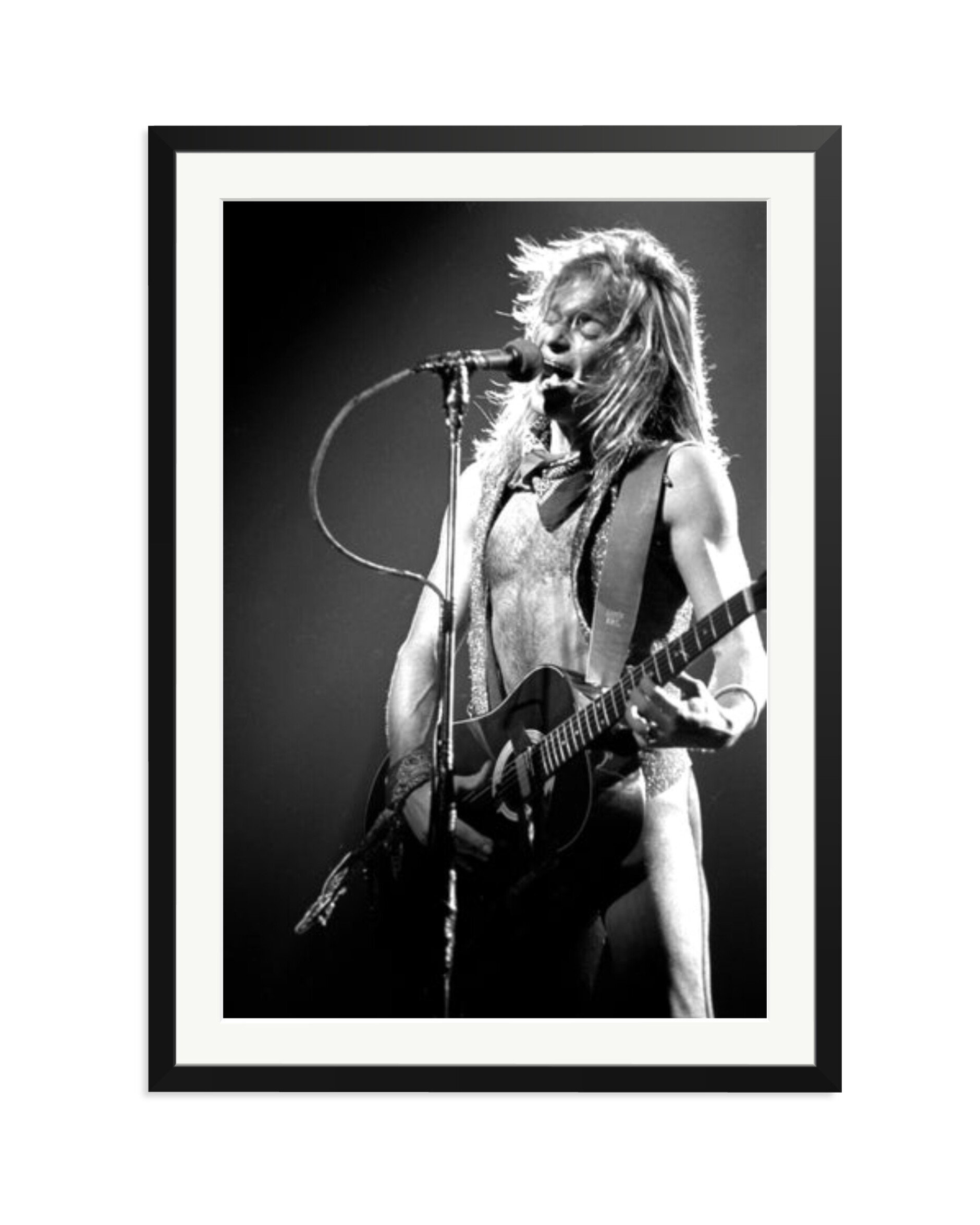 David Lee Roth of Van Halen 1981 Black / XXL