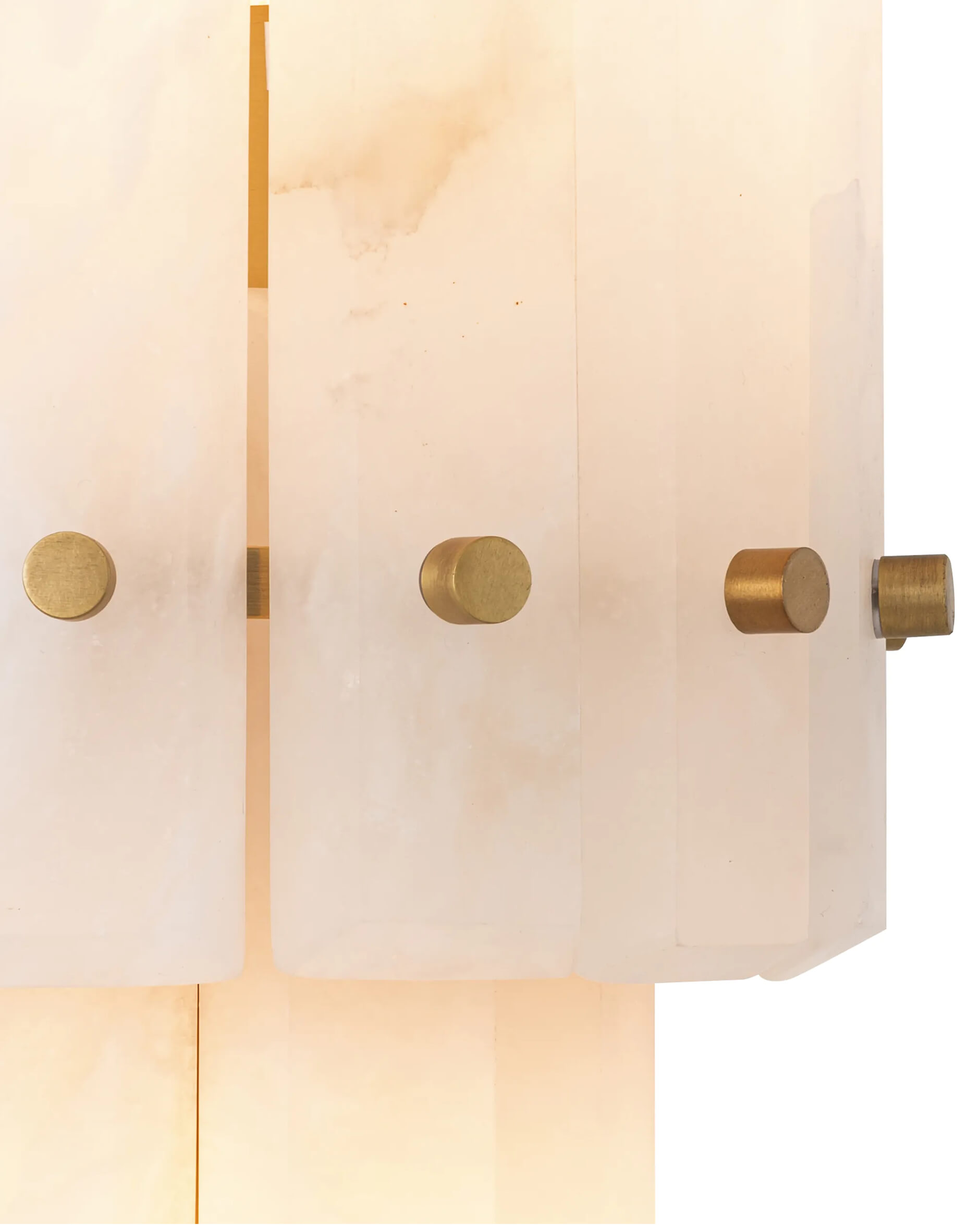 Blason vägglampa antik mässing dubbel