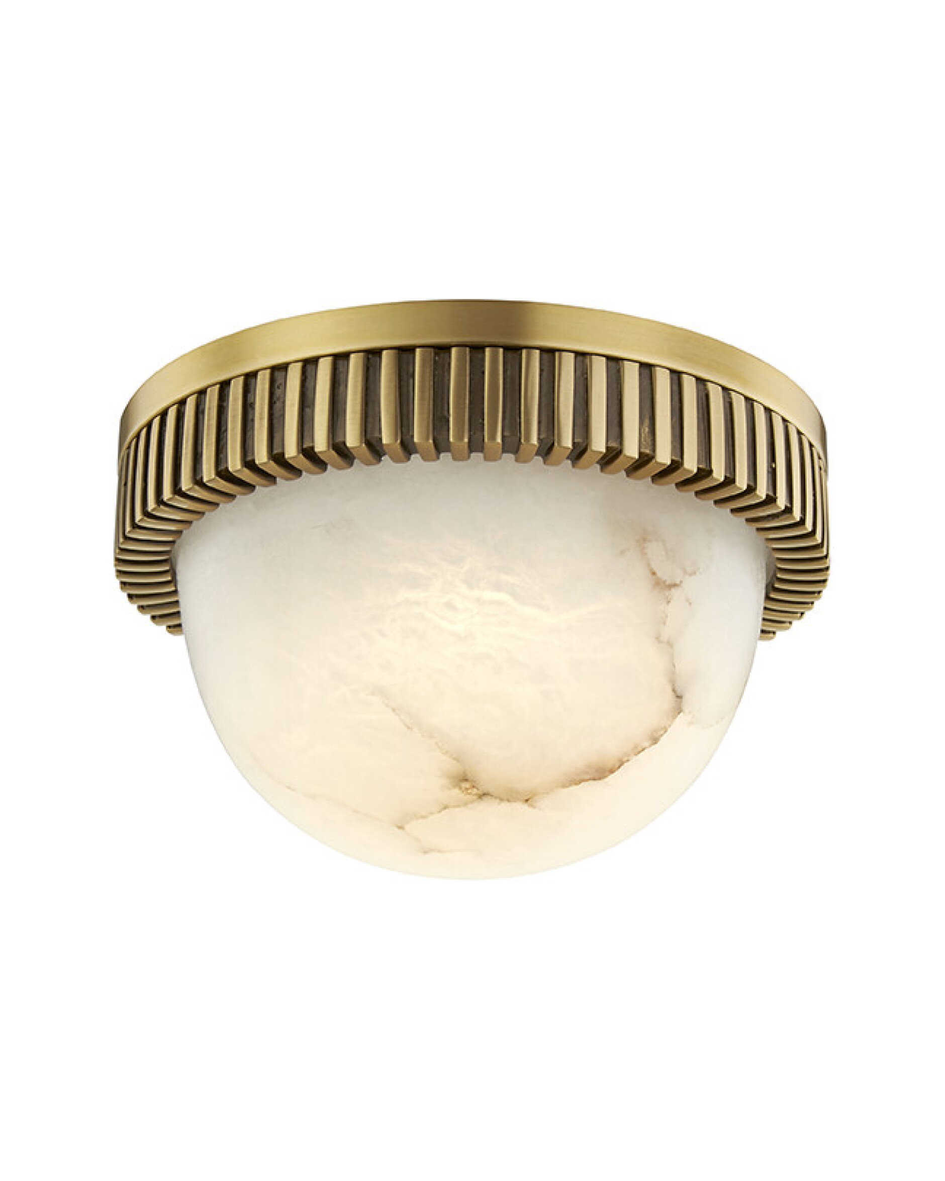 Ainsley Flush Mount Aged Brass