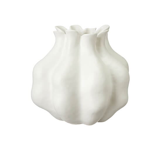 White - Violet Vase White