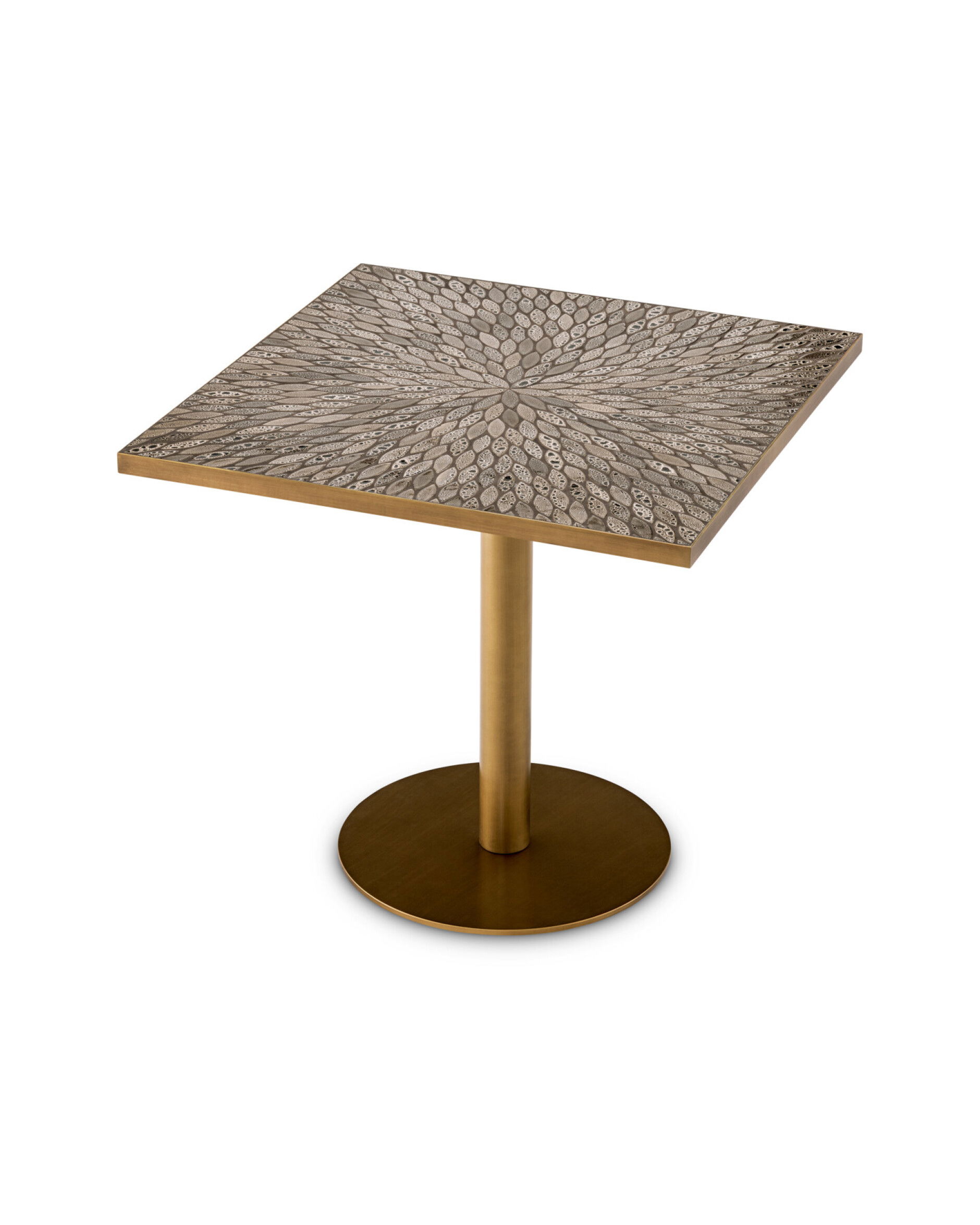 Declan Esstisch antikes Messing