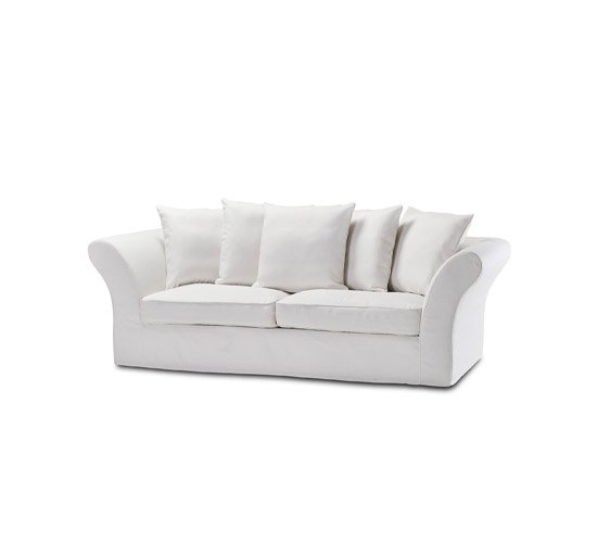 Off-white - Hampton sofa, 3-seater, off-white