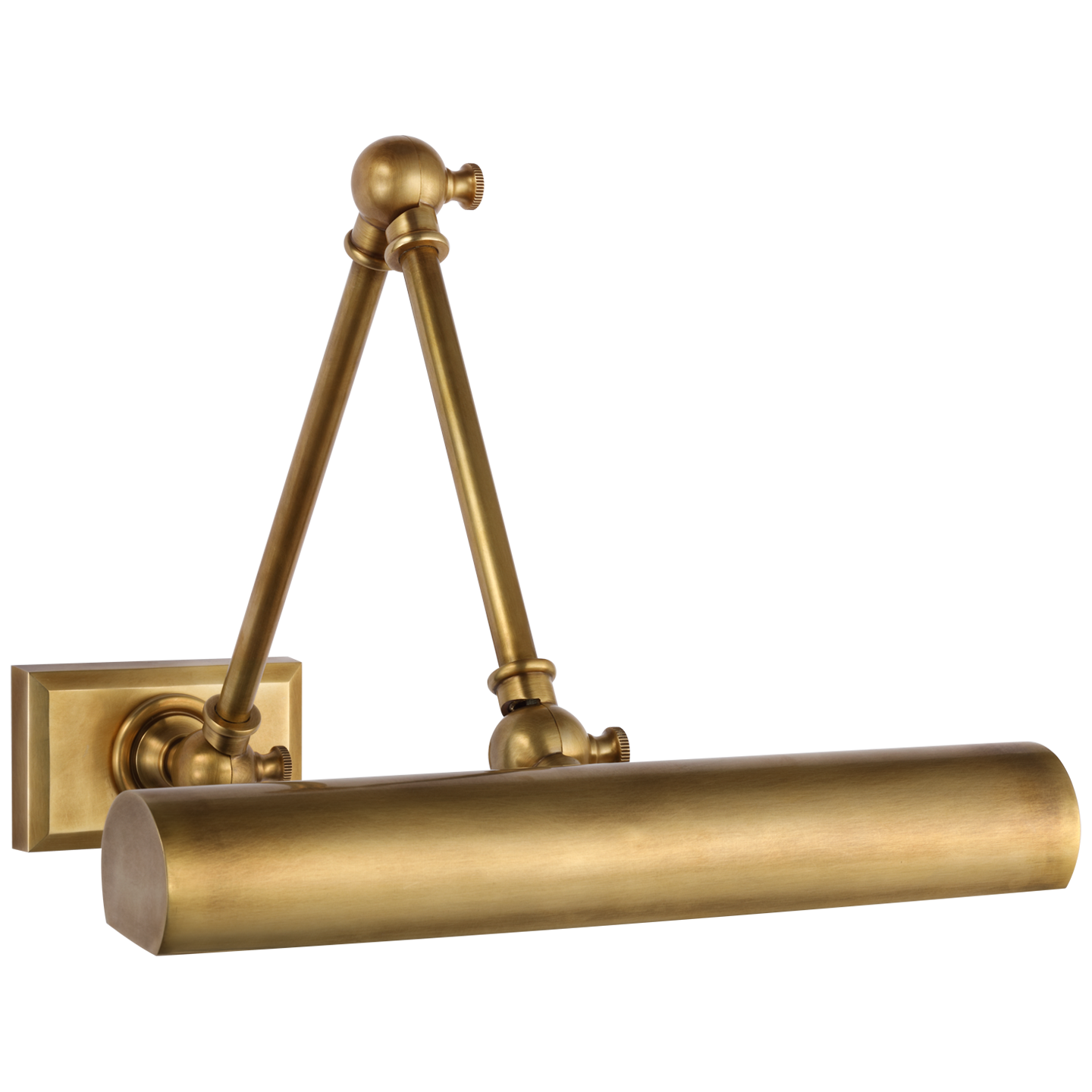 Cabinet Maker 12" vägglampa dubbel mässing