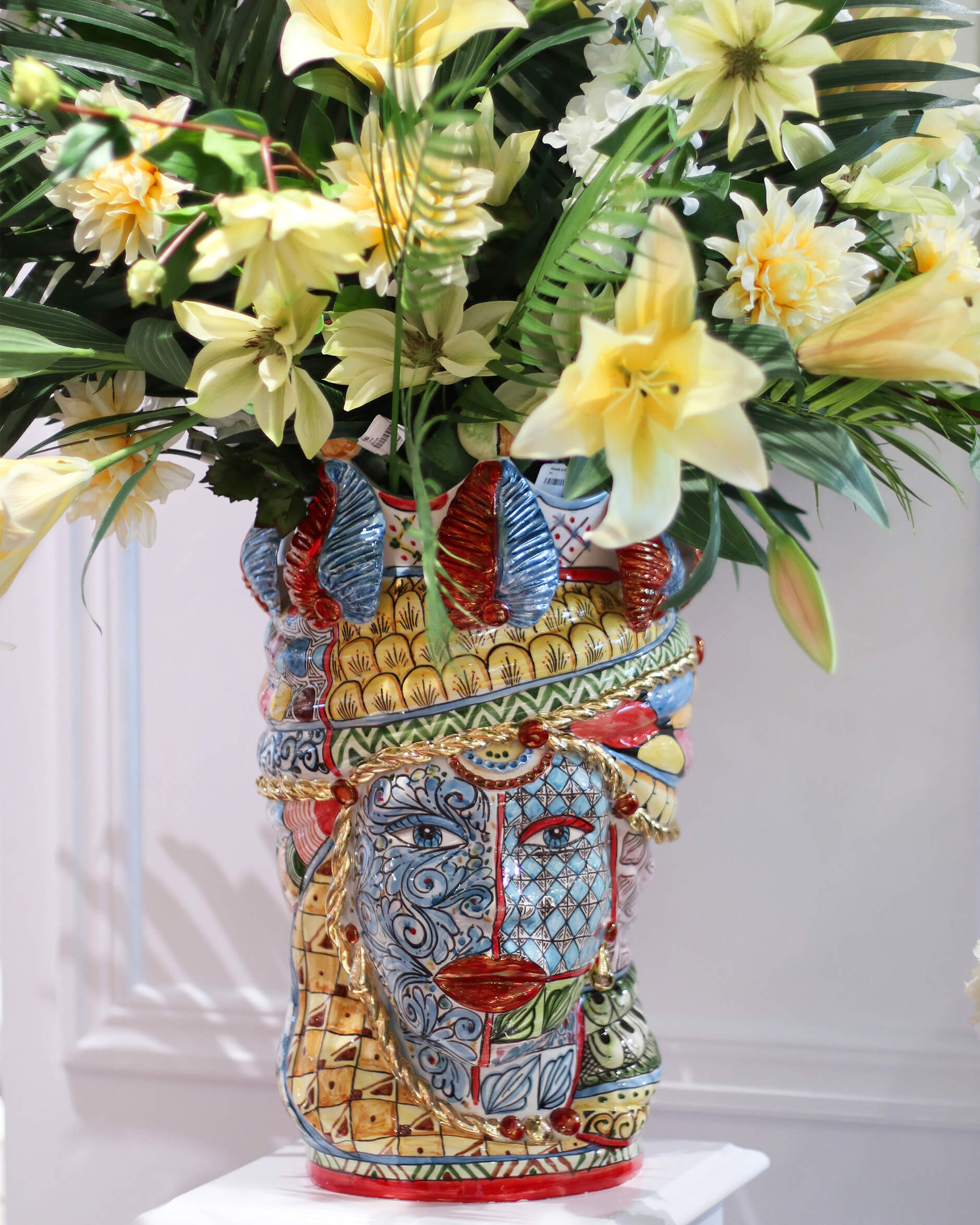 Testa di Moro donna rosso rubino