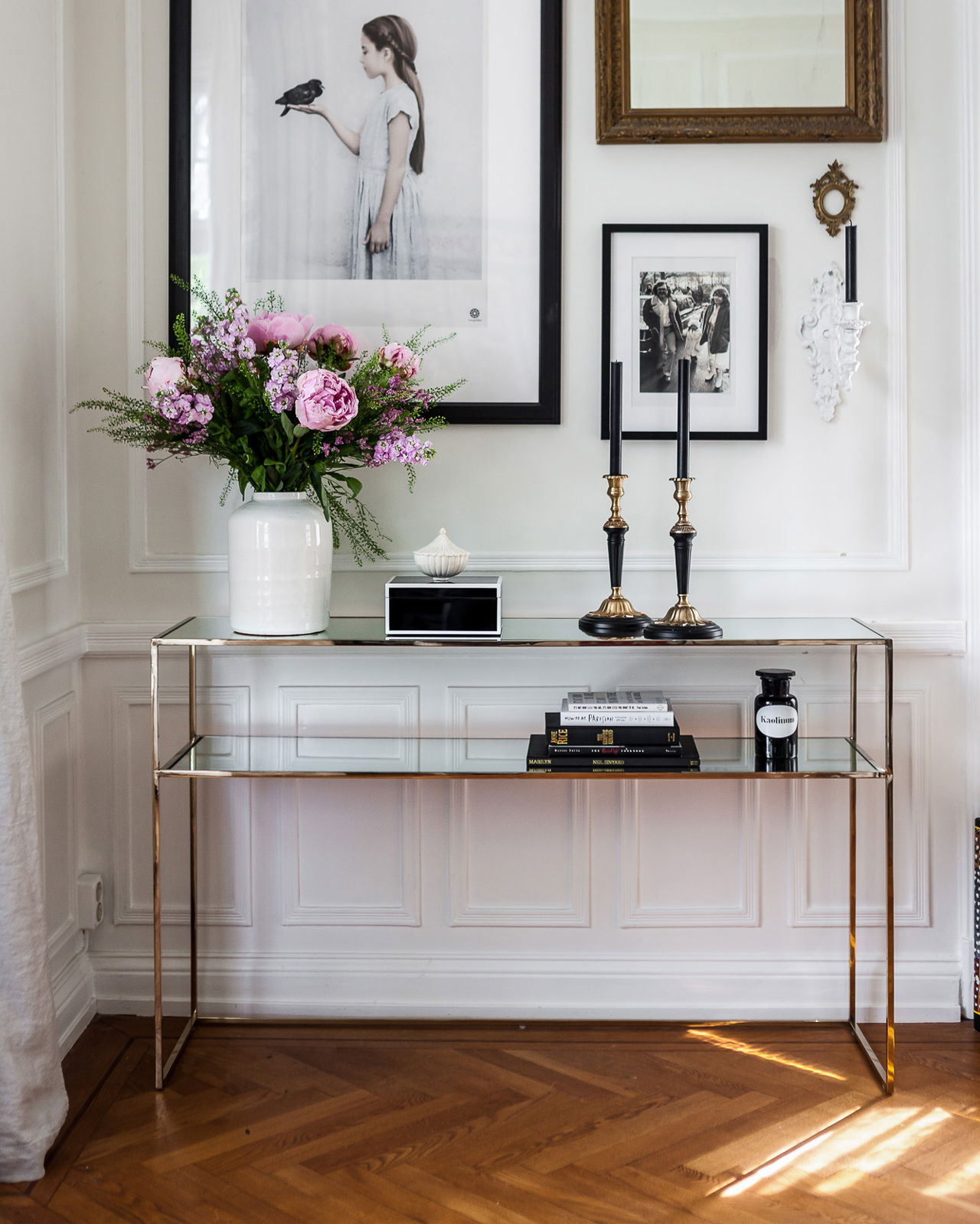 Gazelle konsolbord krom