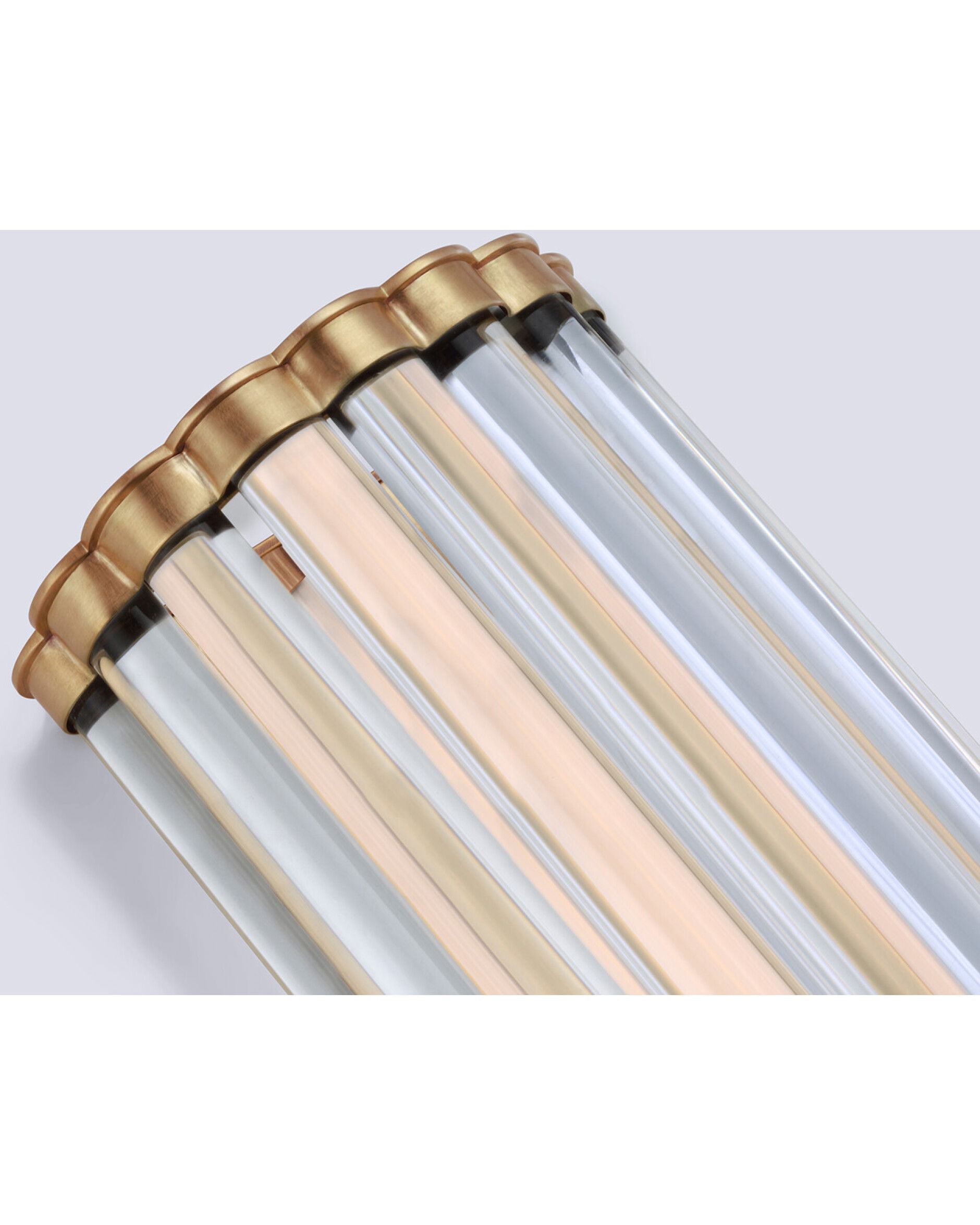 Kean 14" vägglampa antik mässing