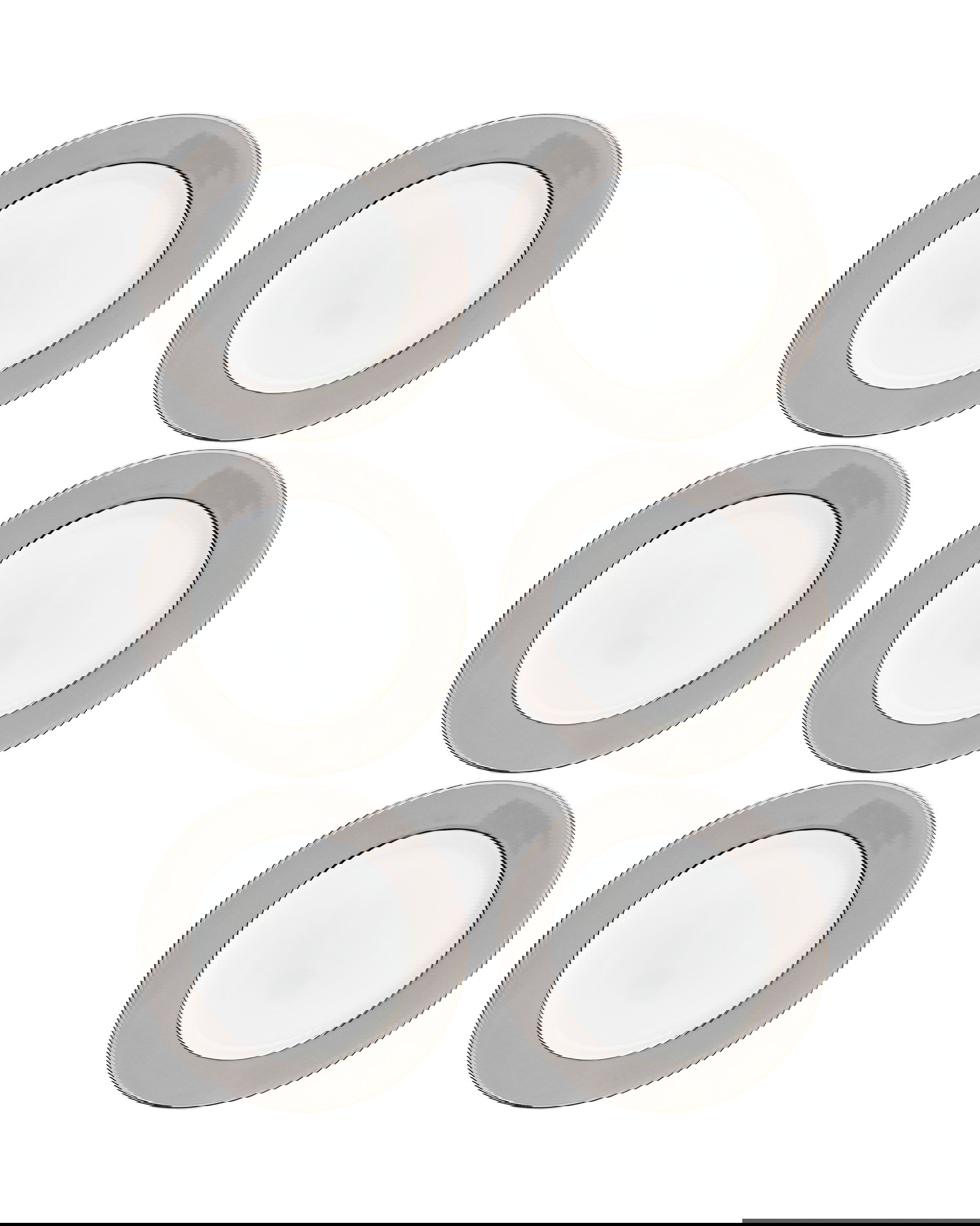 Fairmont Dinner Plate Grey 6-pack