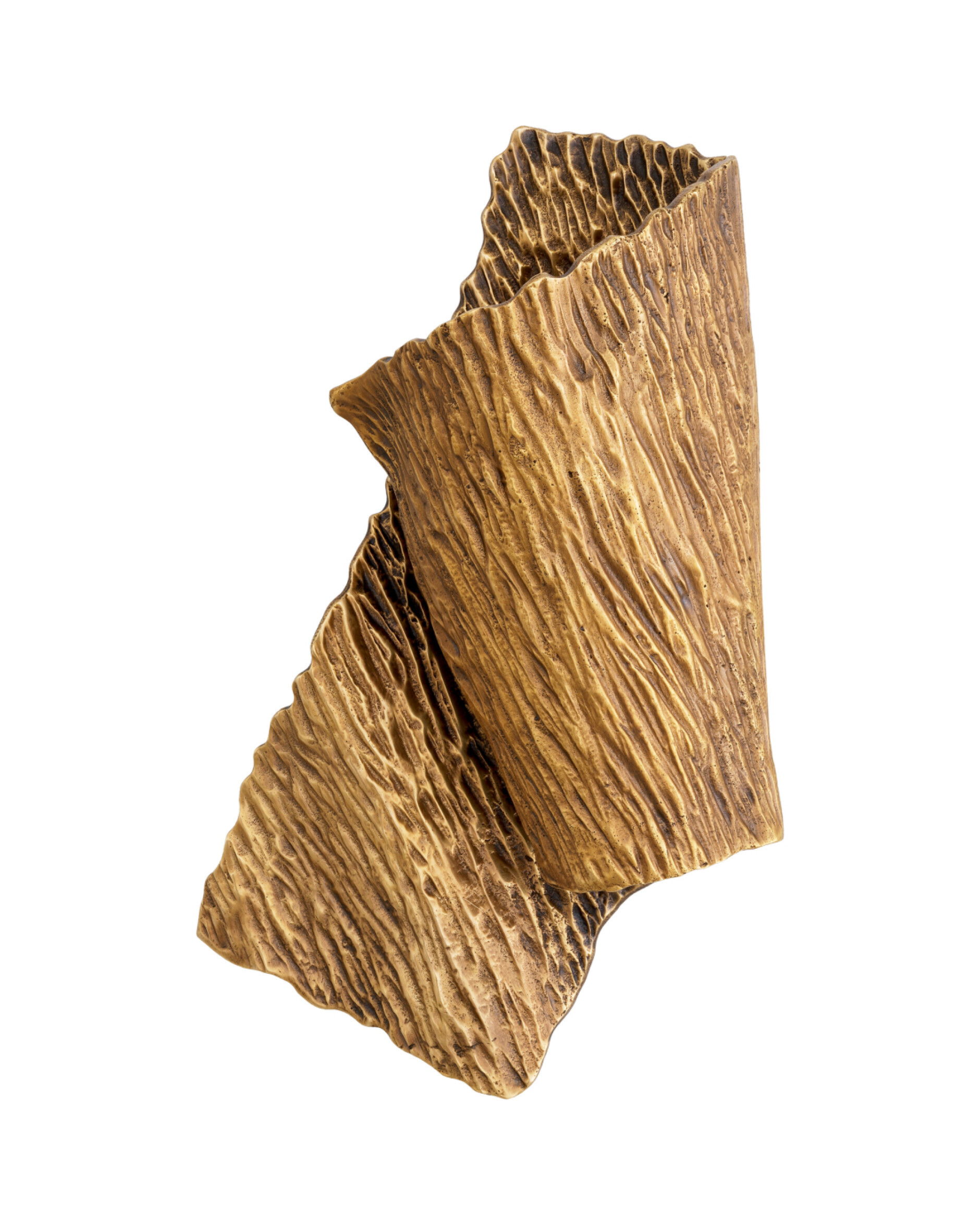 Craft vägglampa antik mässing