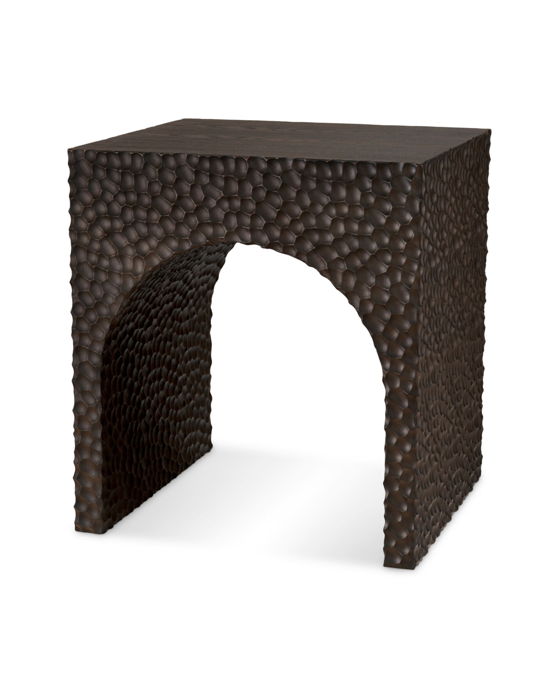 Caldera Side Table Ebony Oak Veneer