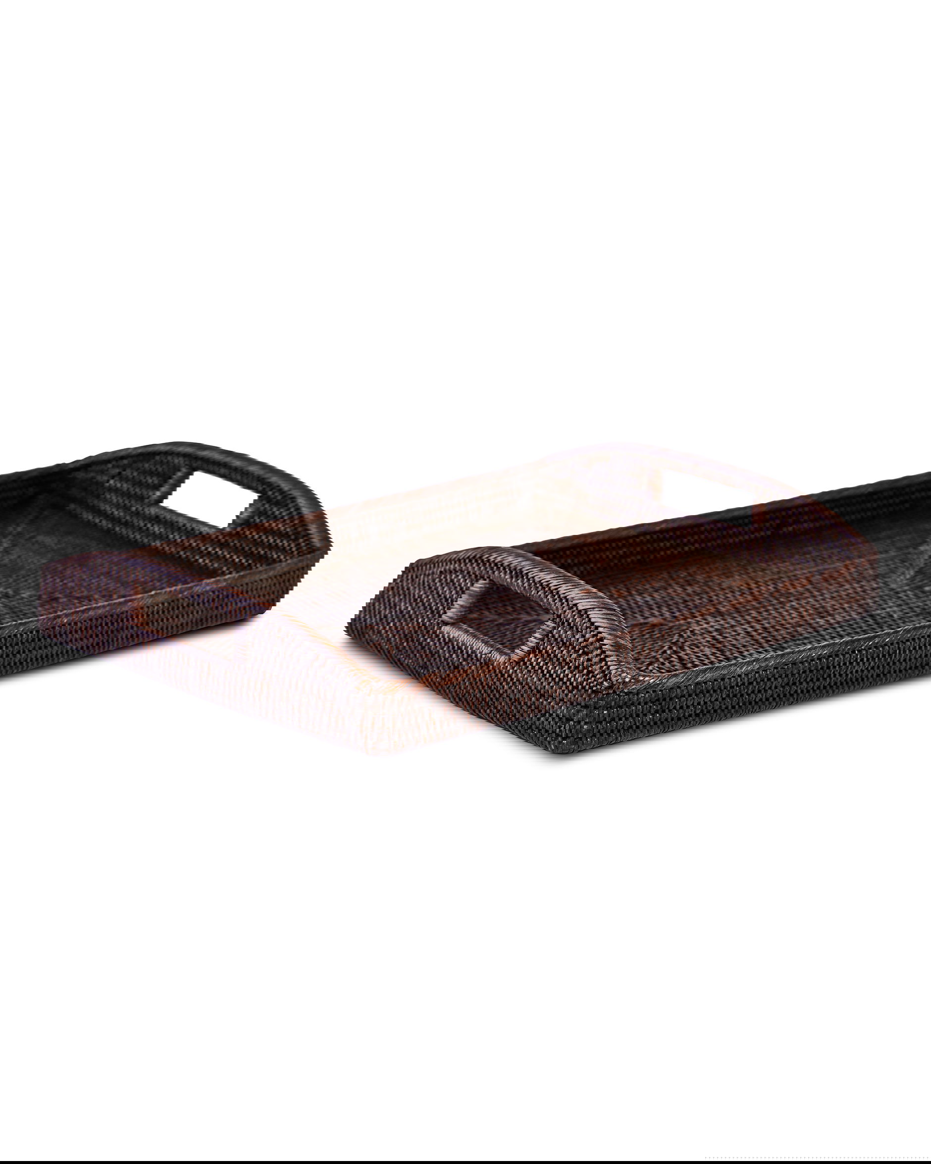 Cognac serveringsbricka rotting