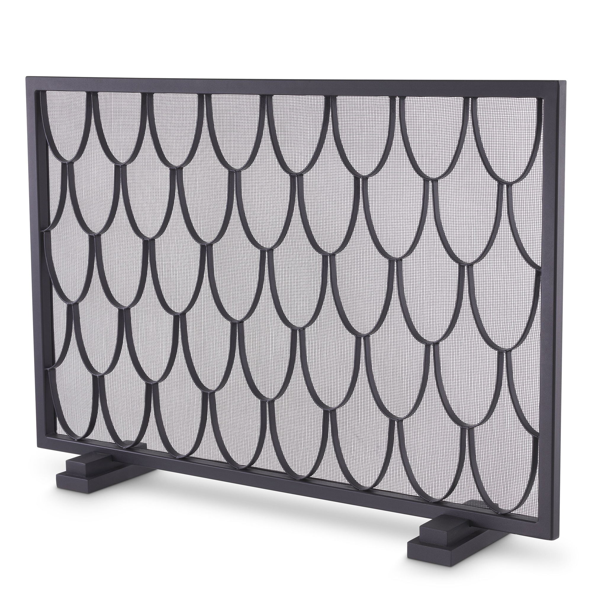 Valois Fire Screen Black