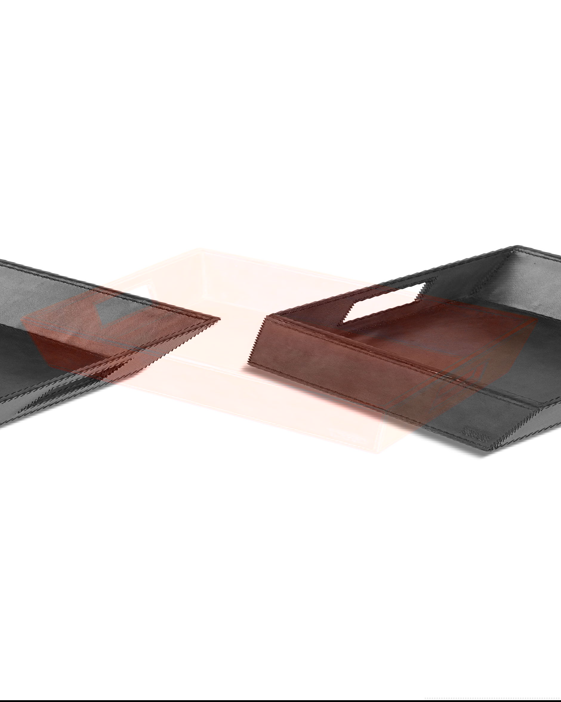 Kensington serveringsbricka läder