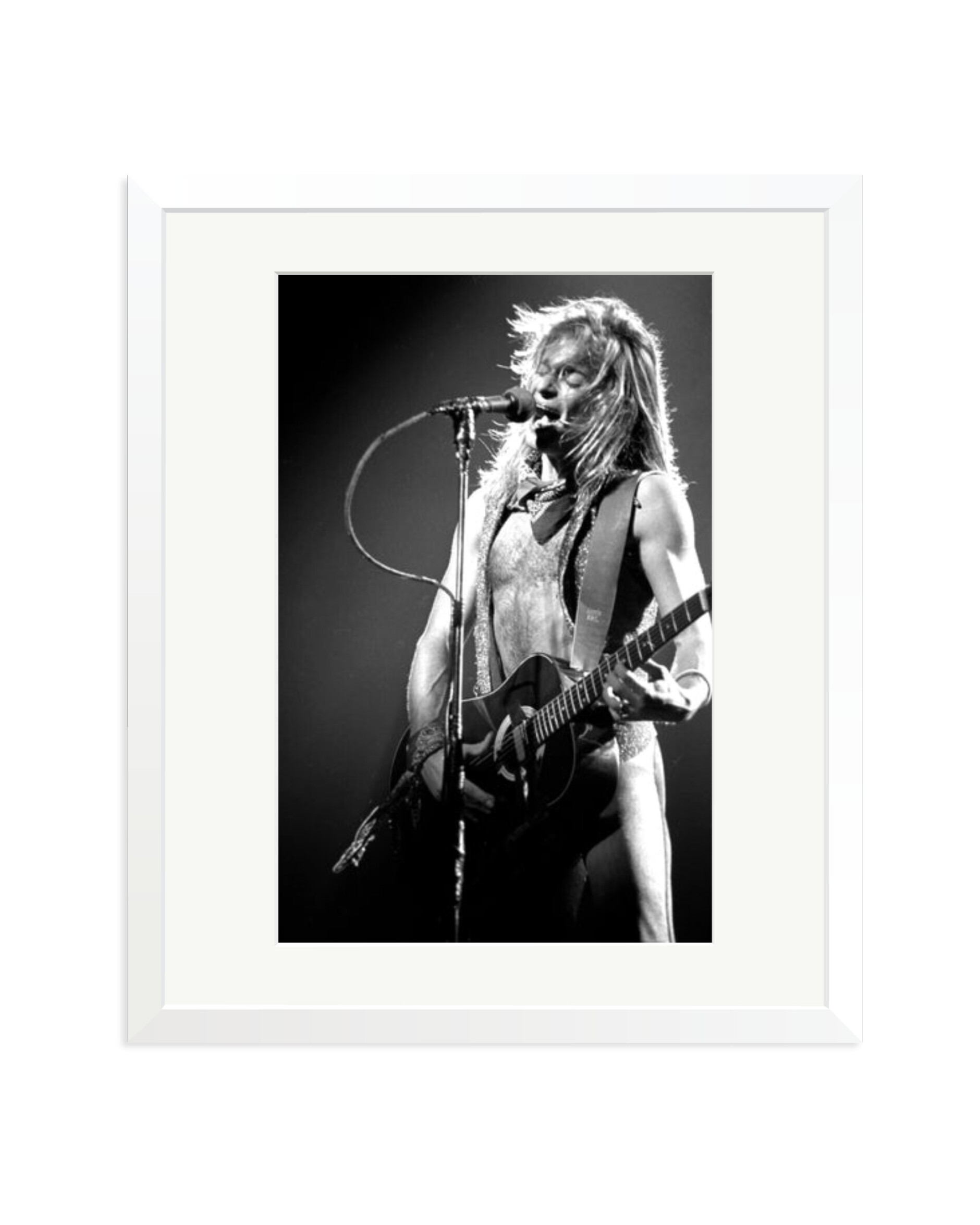 David Lee Roth of Van Halen 1981 White / Large