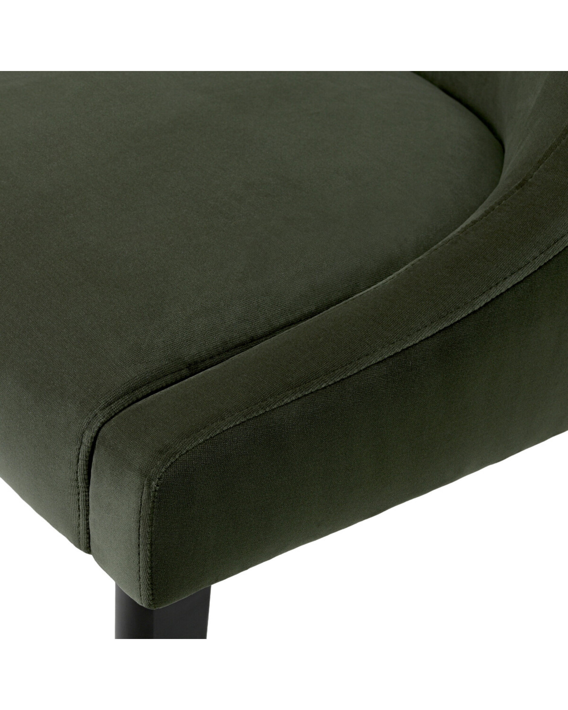 Chavelle dining chair torrin green velvet