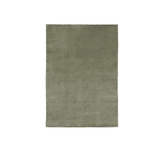 Grön - Solid matta beige