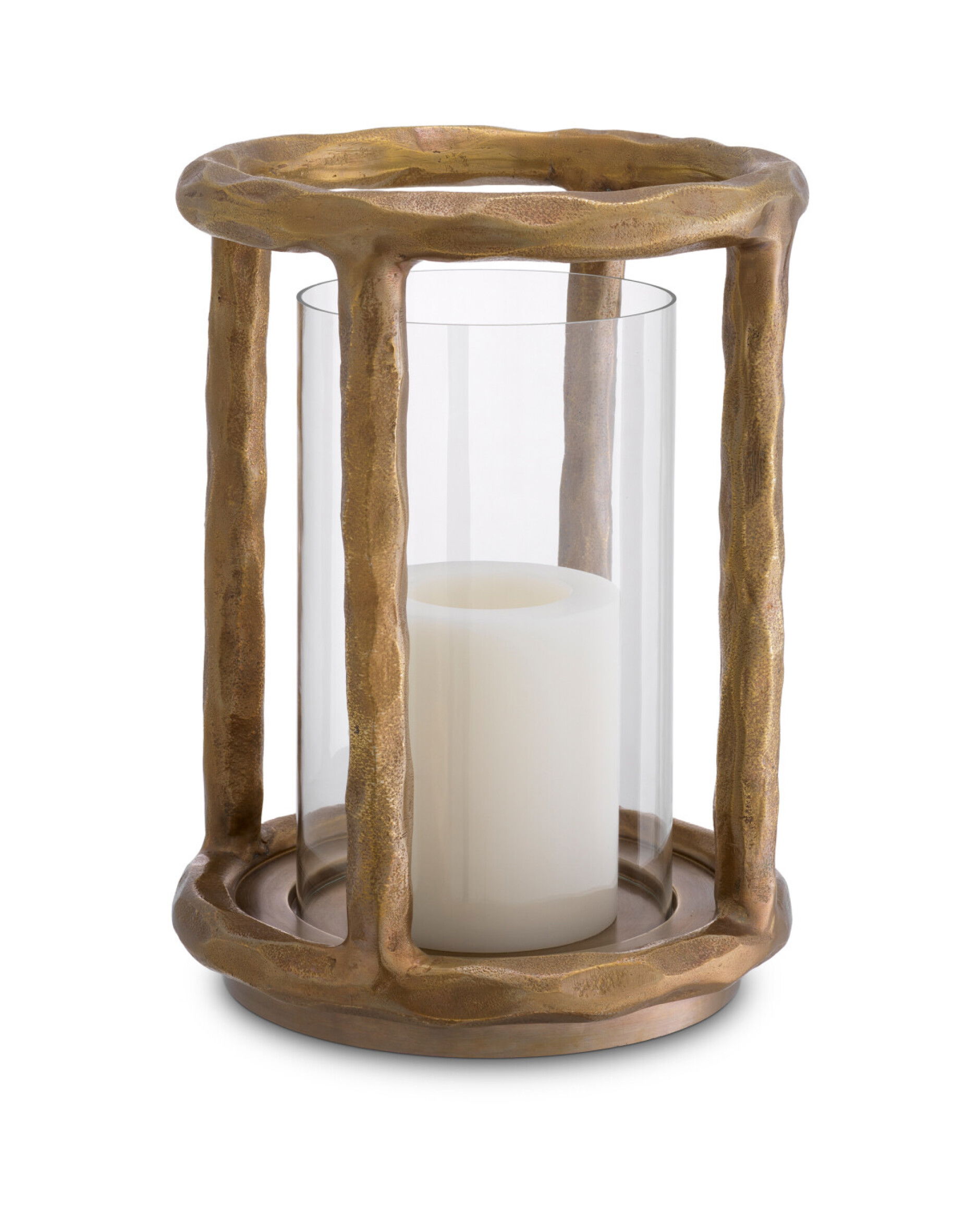 Thorne kynttilälyhty antiikki messinki