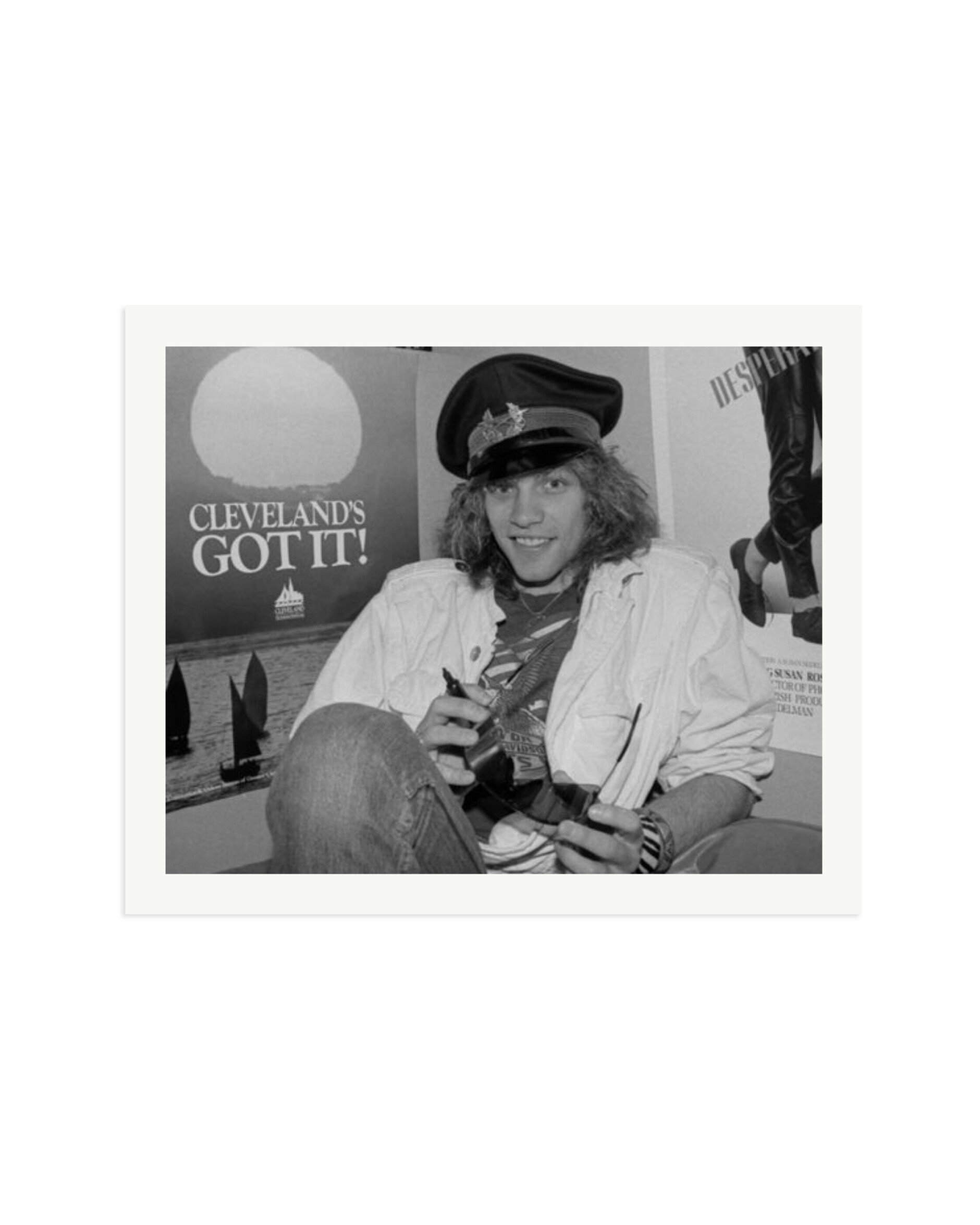 Jon Bon Jovi, 1985 Print Only / XXL