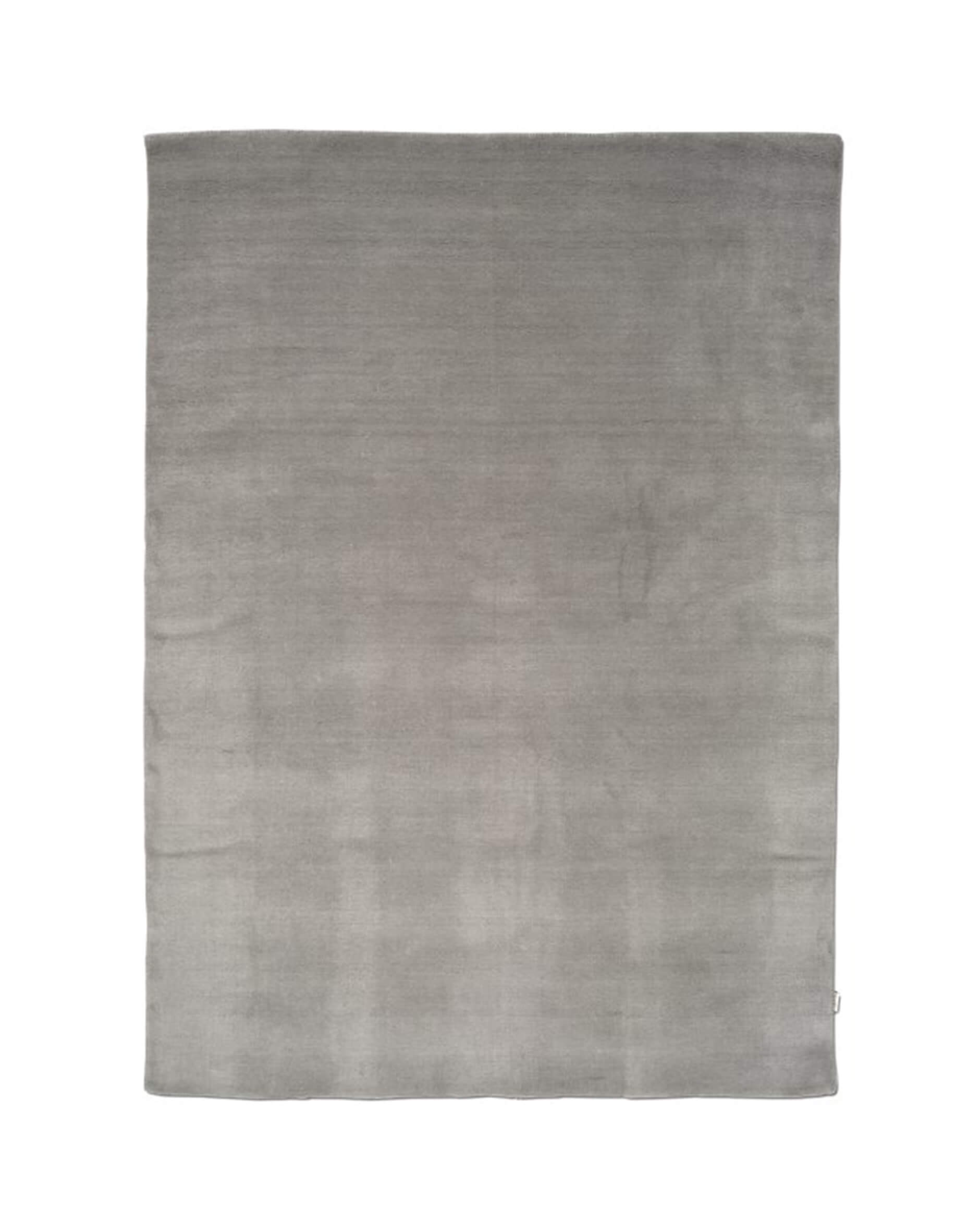 Solid Teppich Silber