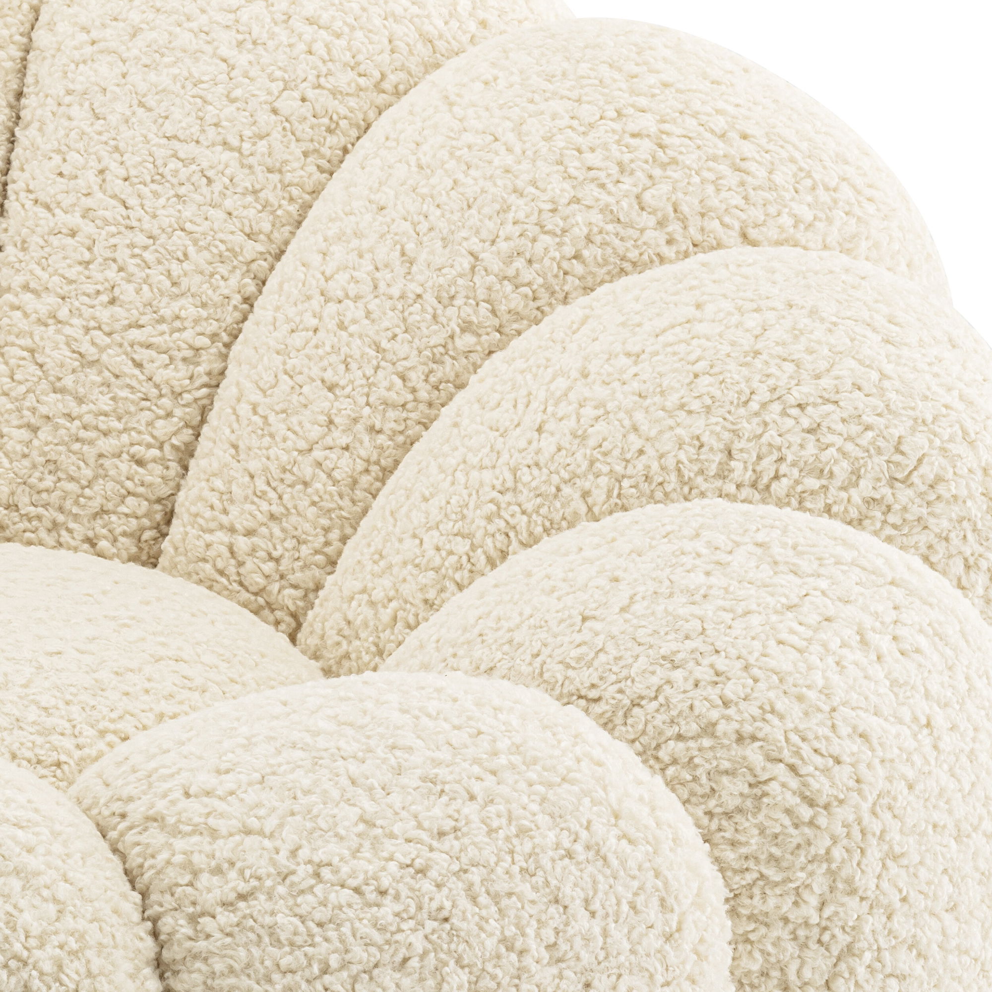 Mello snurrfåtölj faux shearling