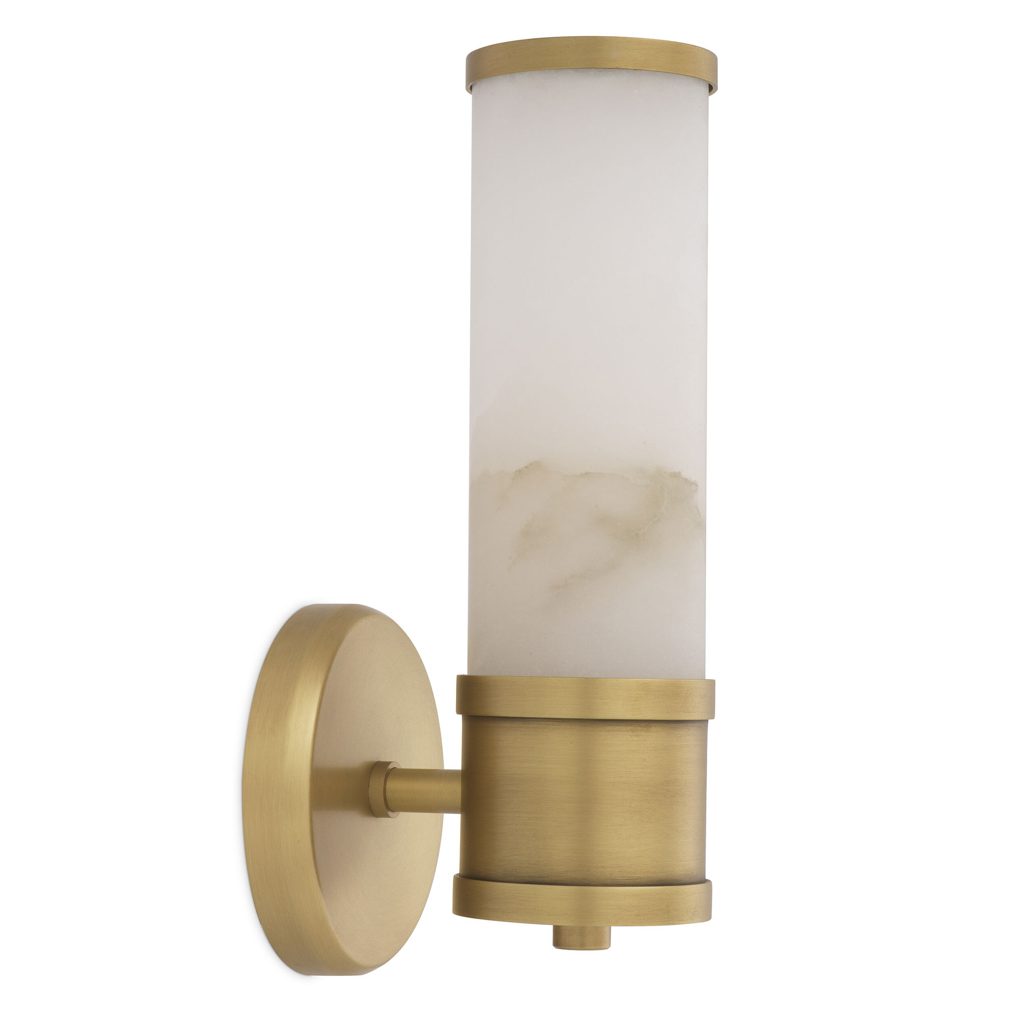 Claridges Single Wall Lamp Antique Brass