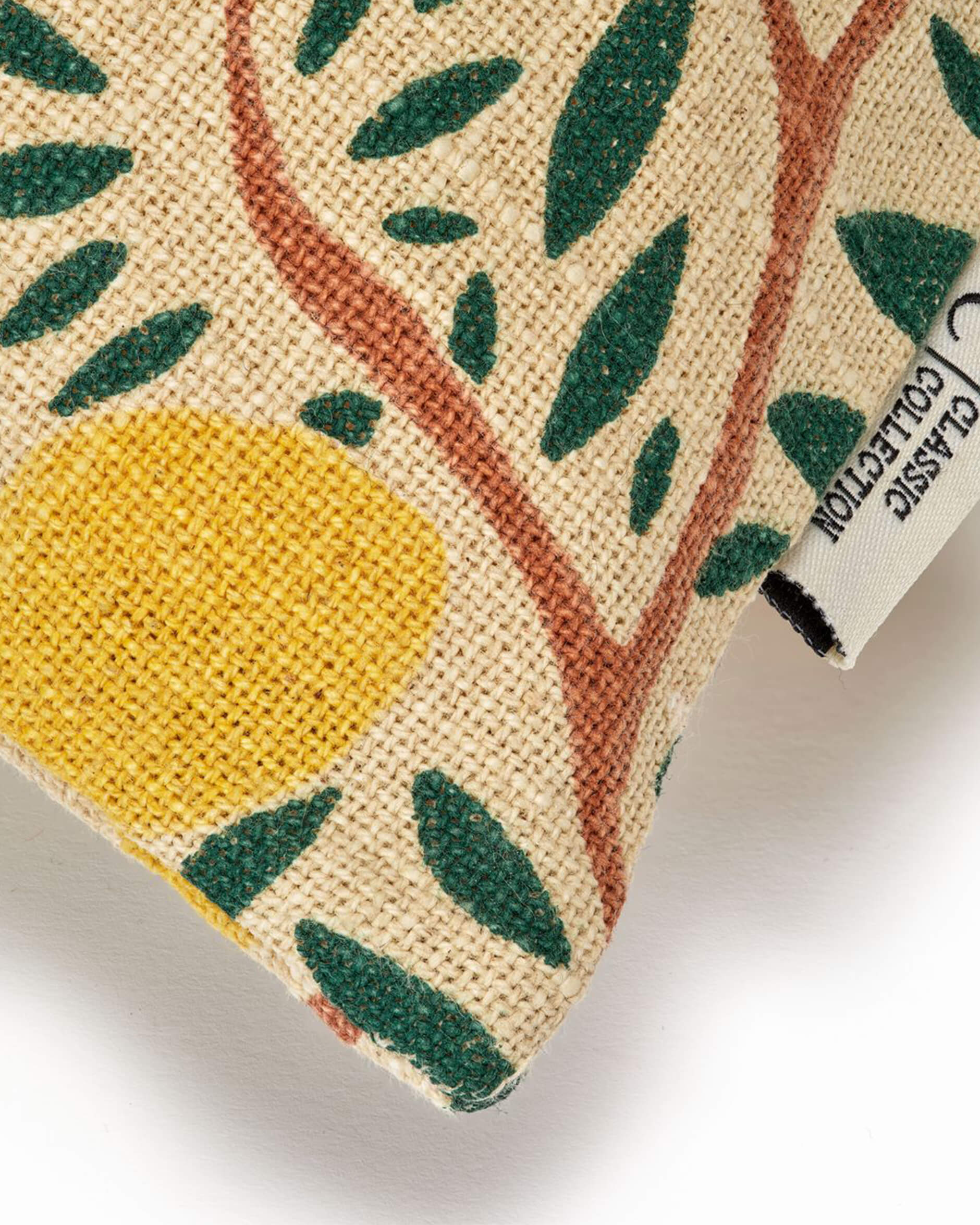 Lemon Garden kuddfodral mörkgrön