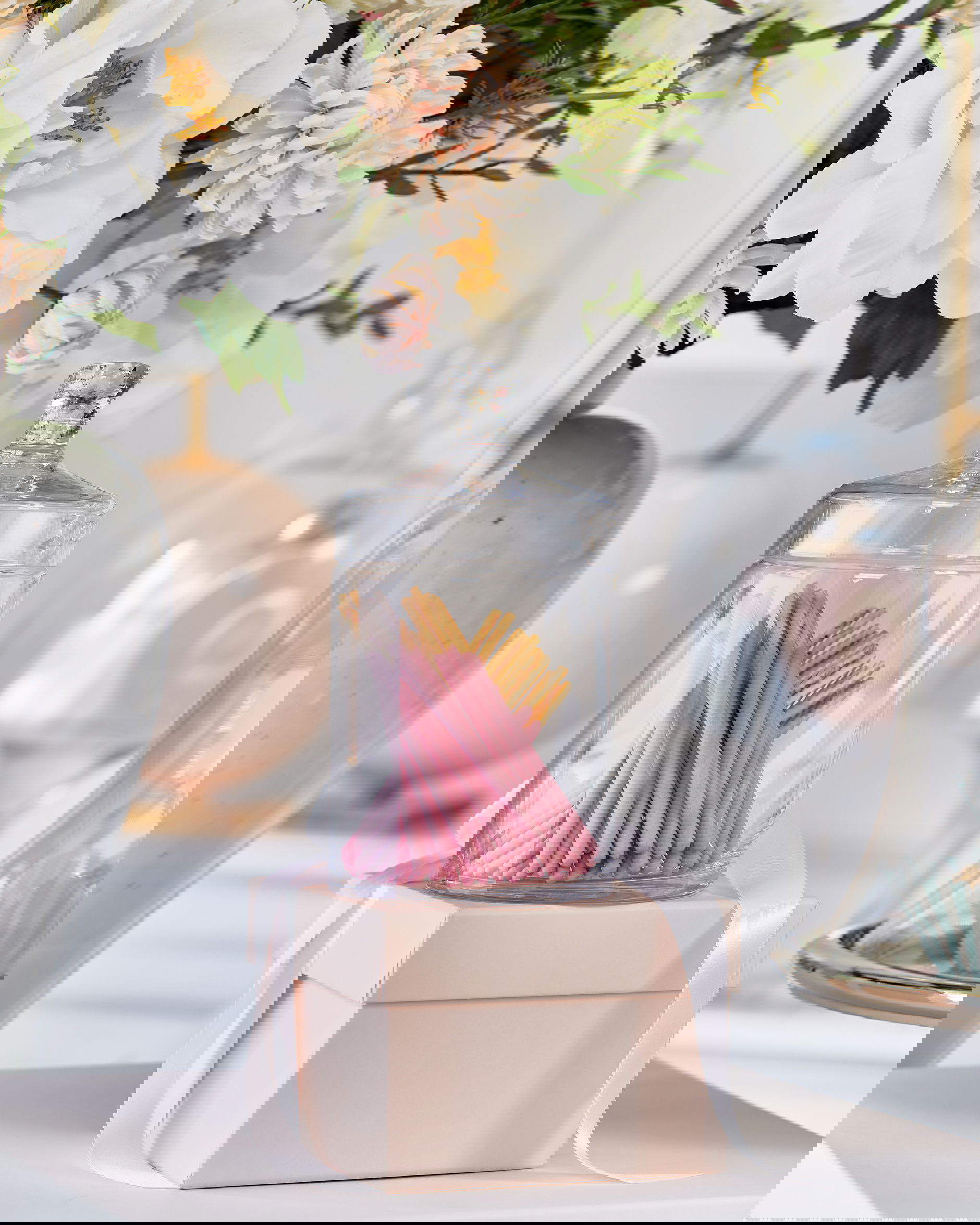 Nelly glasburk med lock