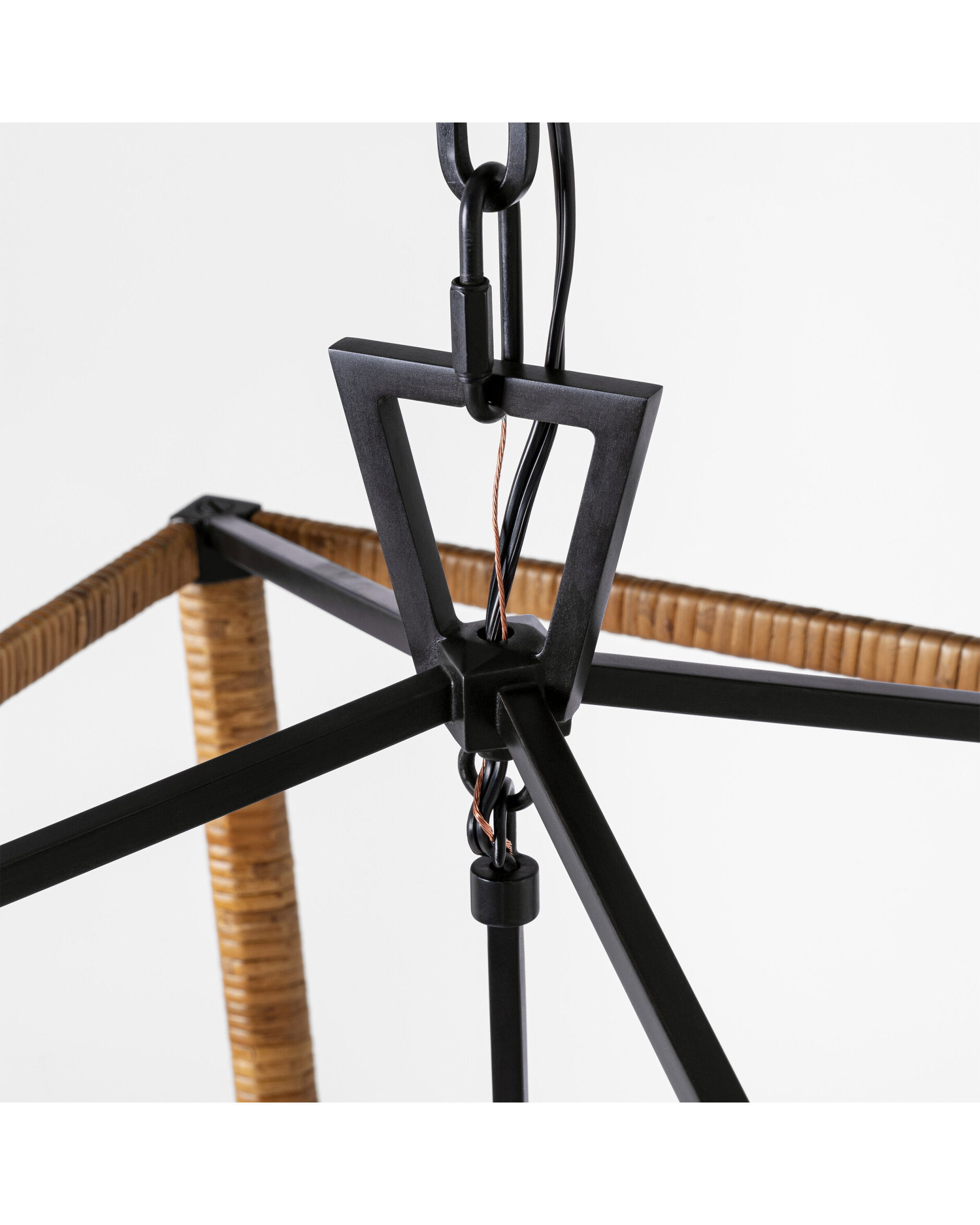 Darlana wrapped taklampa aged iron M