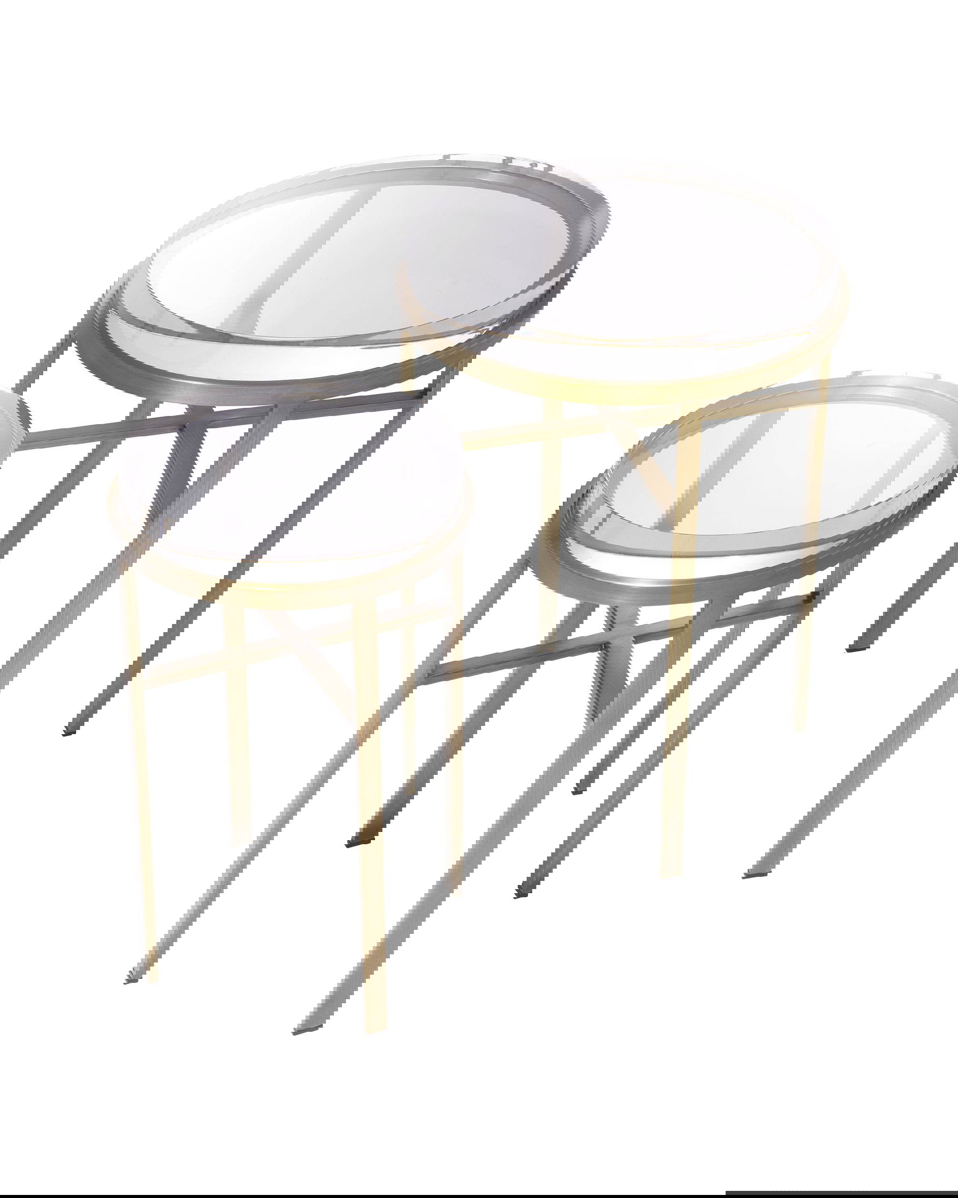 Hoxton sidobord mässing