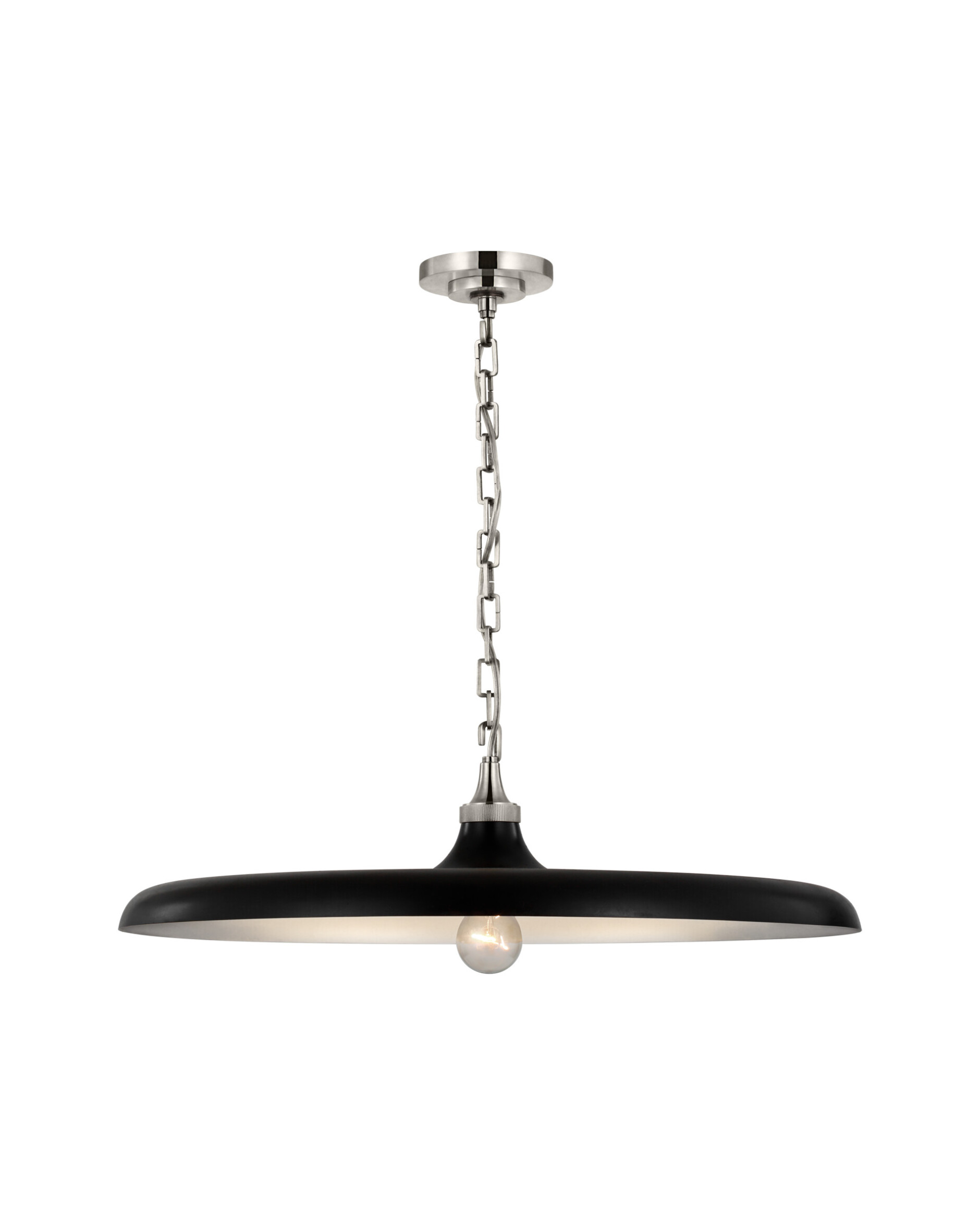 Piatto takpendel nickel/svart L