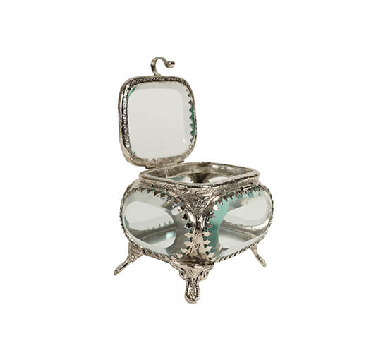 Napoleon smyckeskrin silver