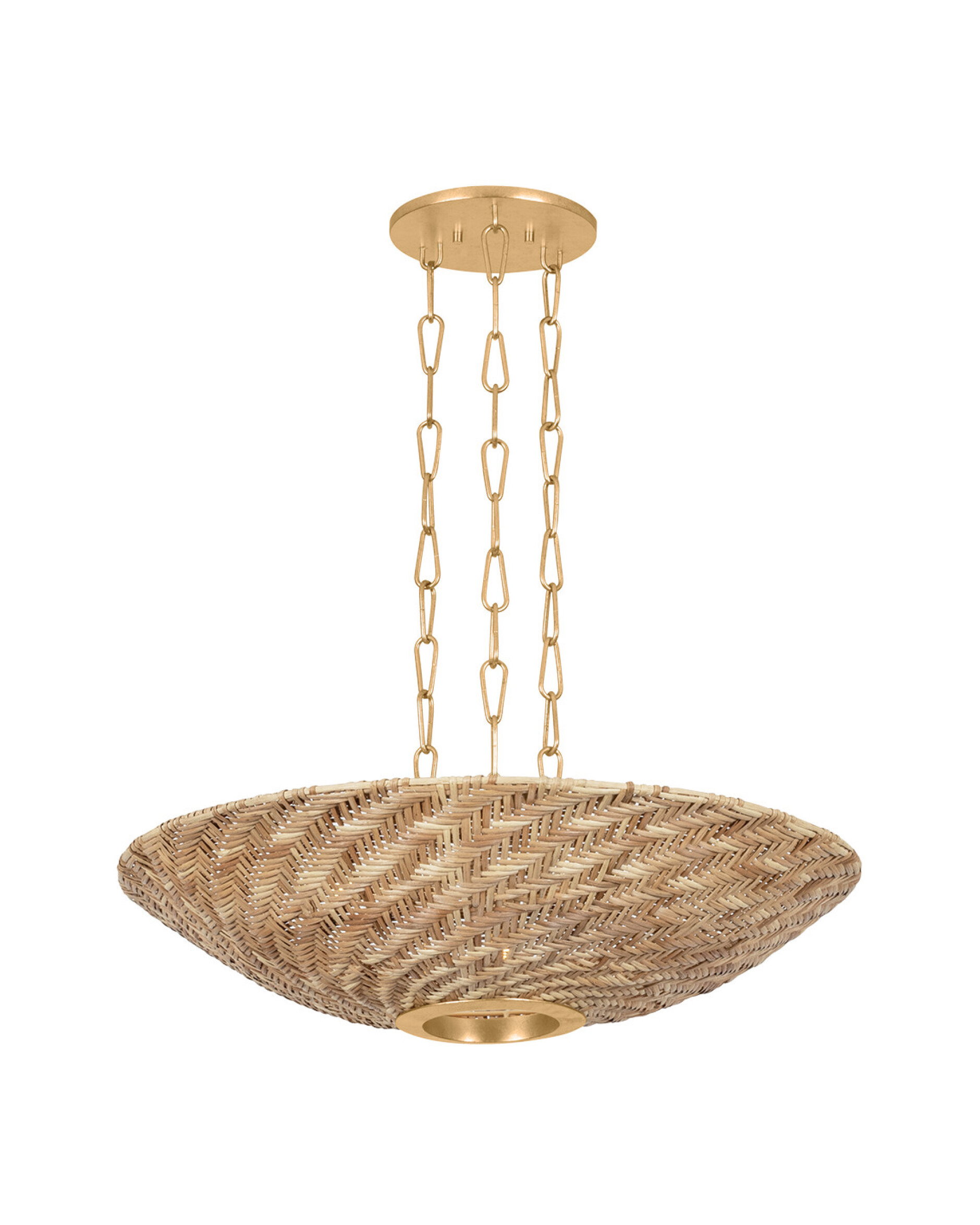 Ollie taklampe vintage gold