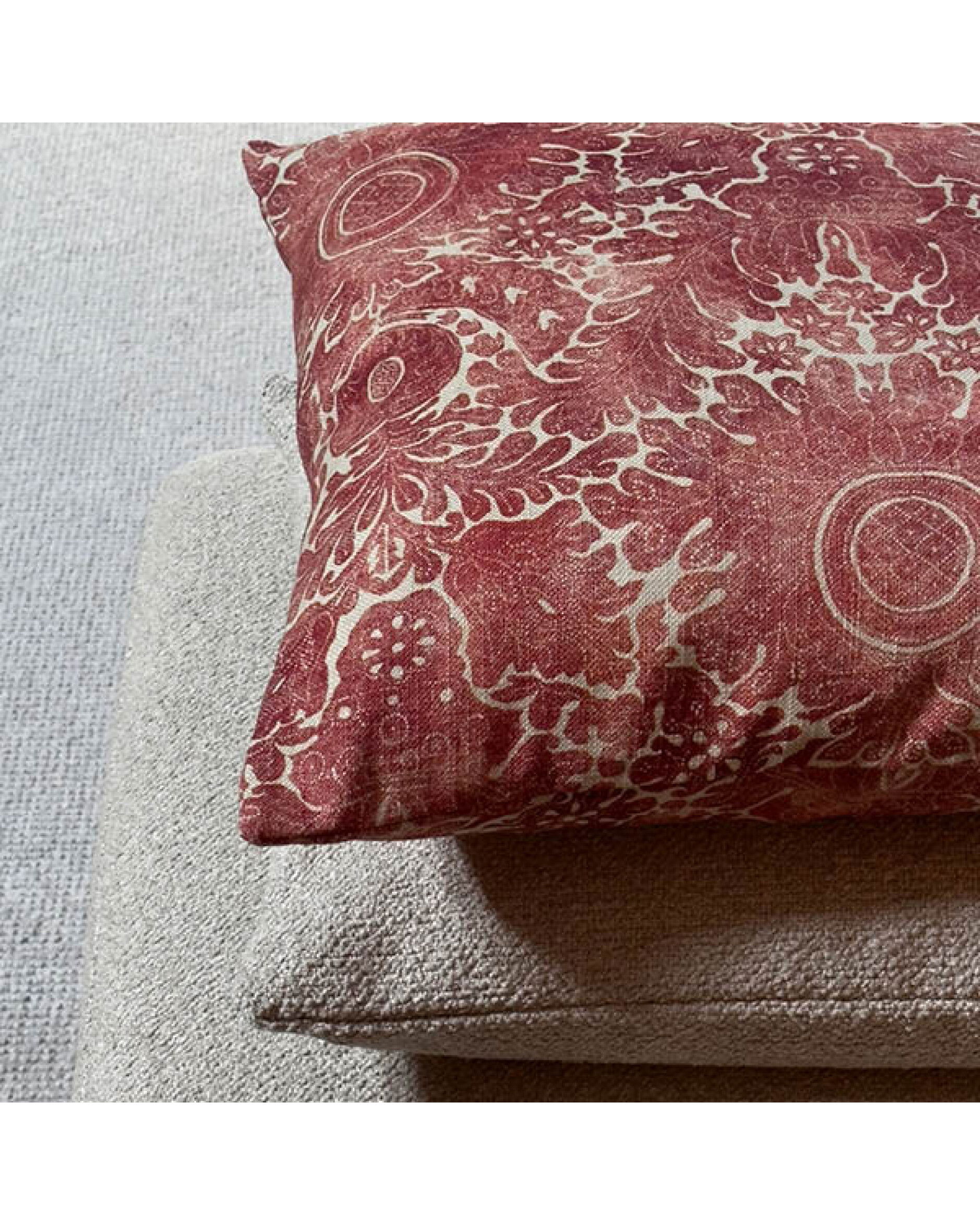 Med flower kissenhülle rose