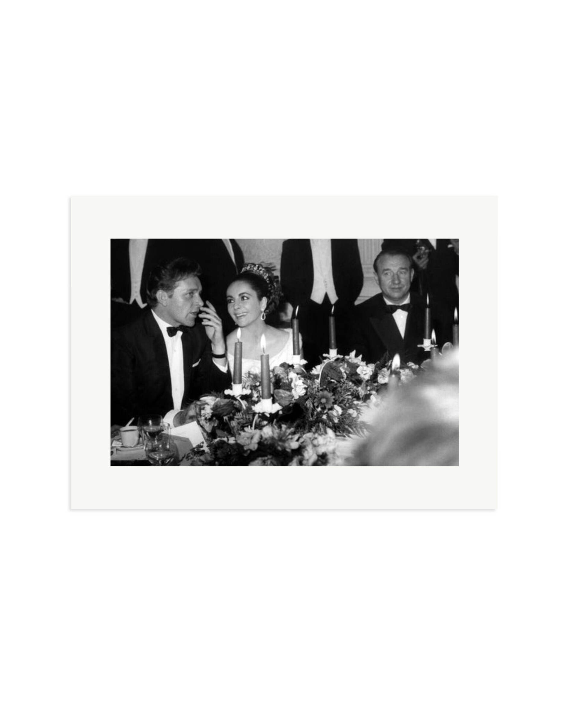 Taylor And Burton at Dinner Print Only / XL