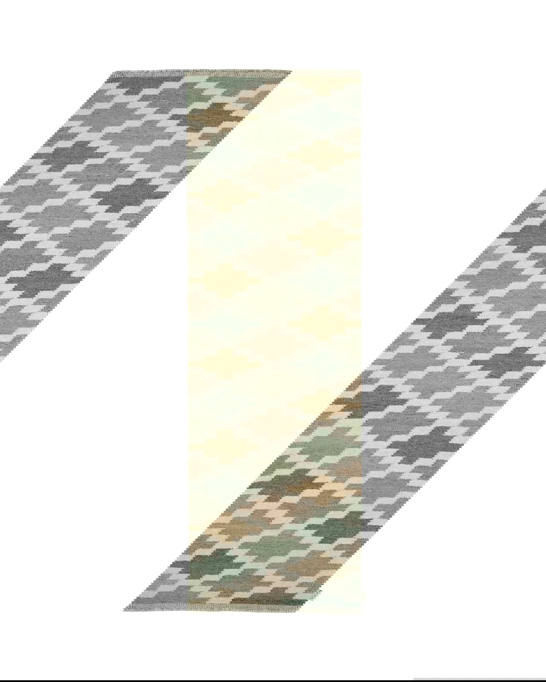 Teppich Korsnäs grünbeige