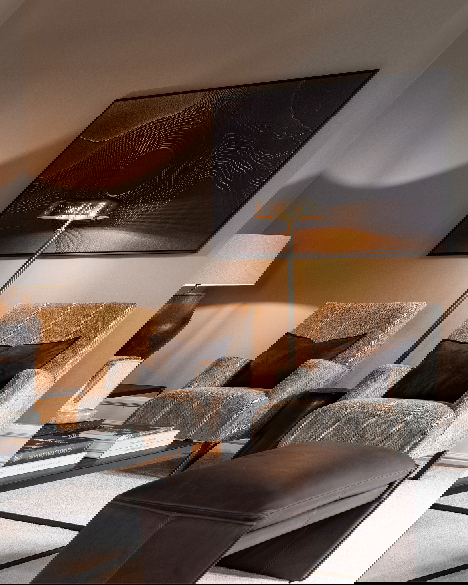 Armando Floor Lamp Antique Brass