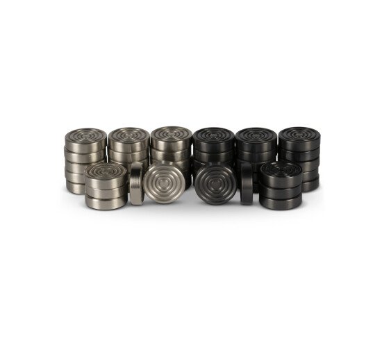 null - Checkers Set Metal
