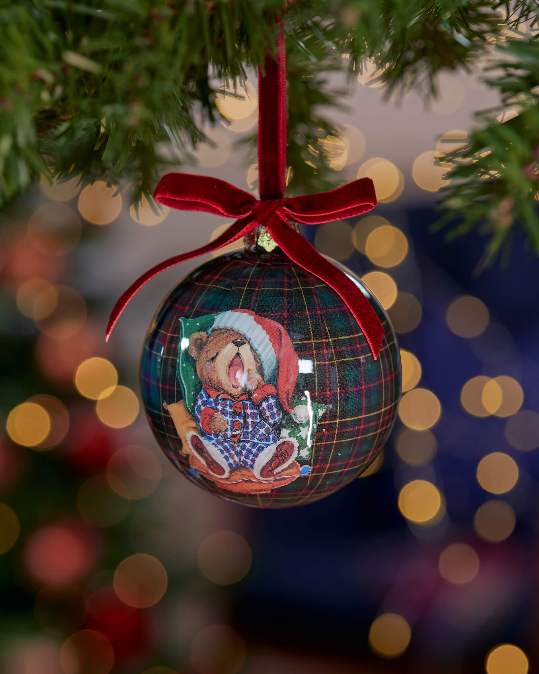 Ted julkula grön 8cm