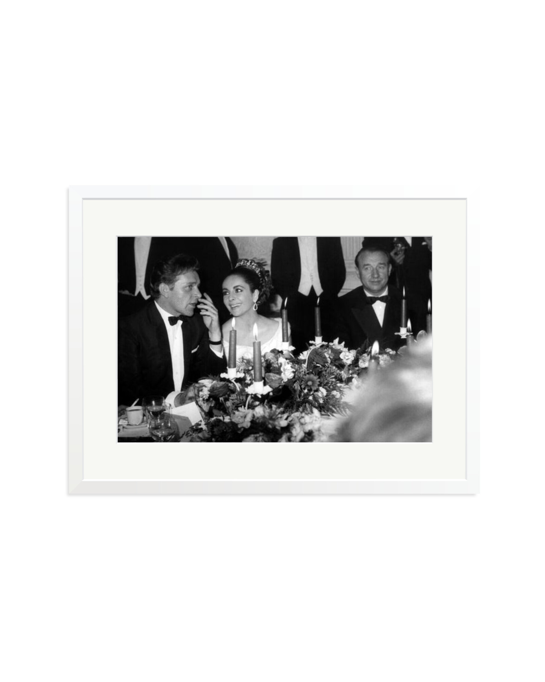 Taylor And Burton at Dinner White / XL