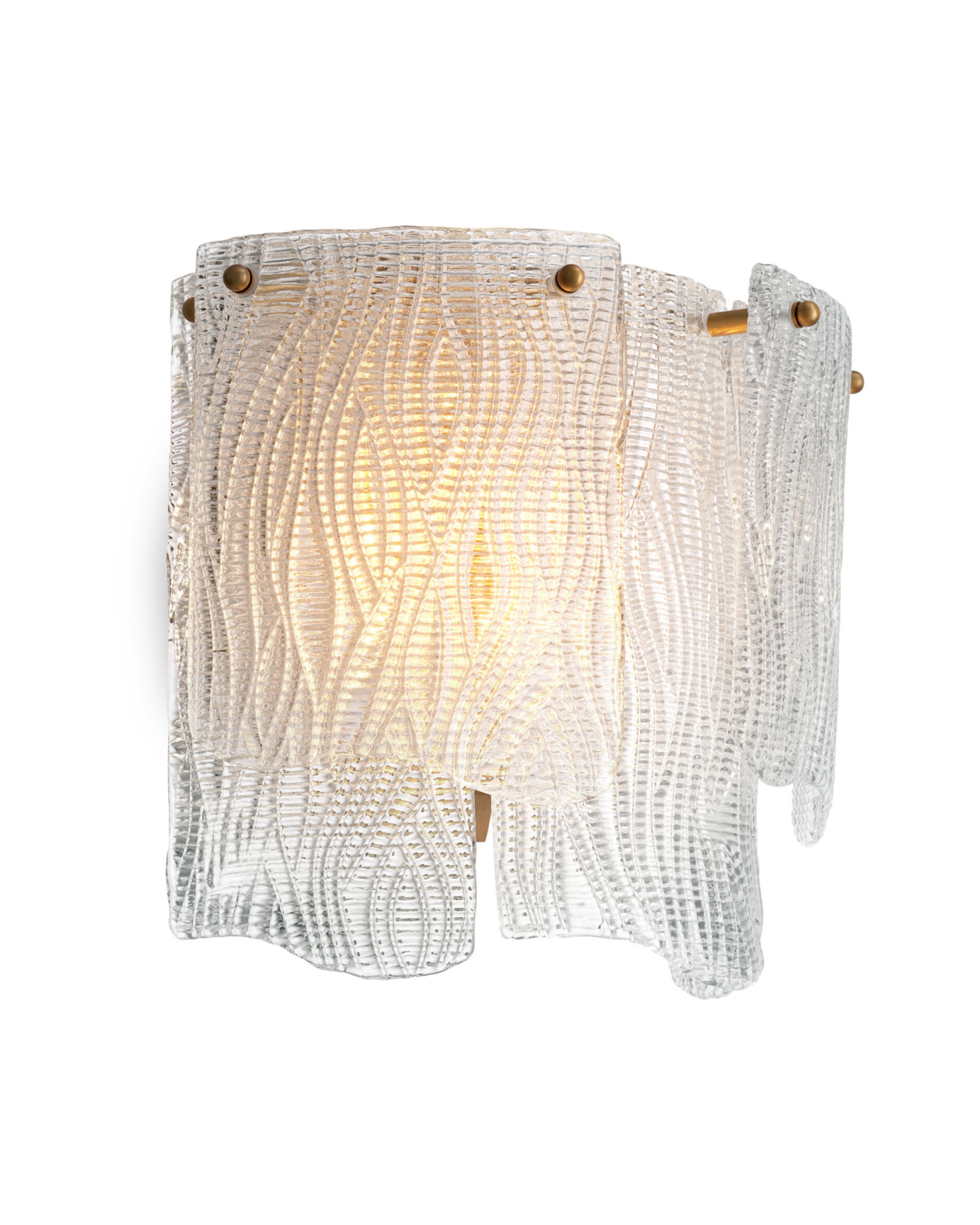 Asinara vägglampa glas