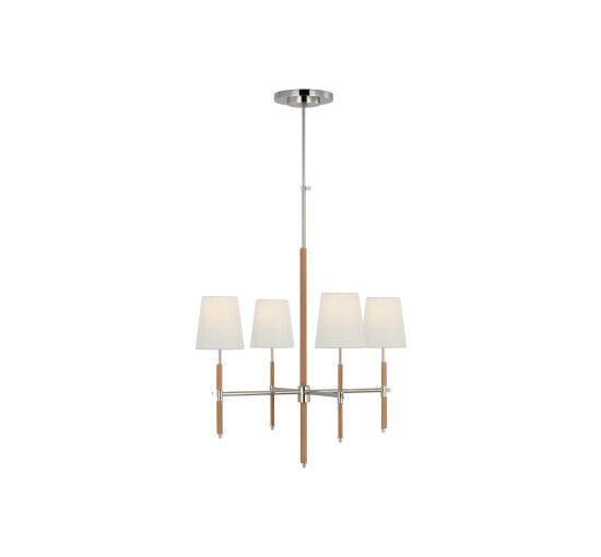 null - Bryant Wrapped Chandelier Brass S